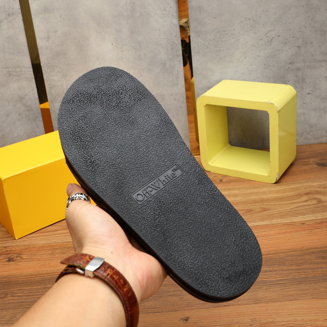 Off-white ultra-lightweight sole shoes sandals slippers