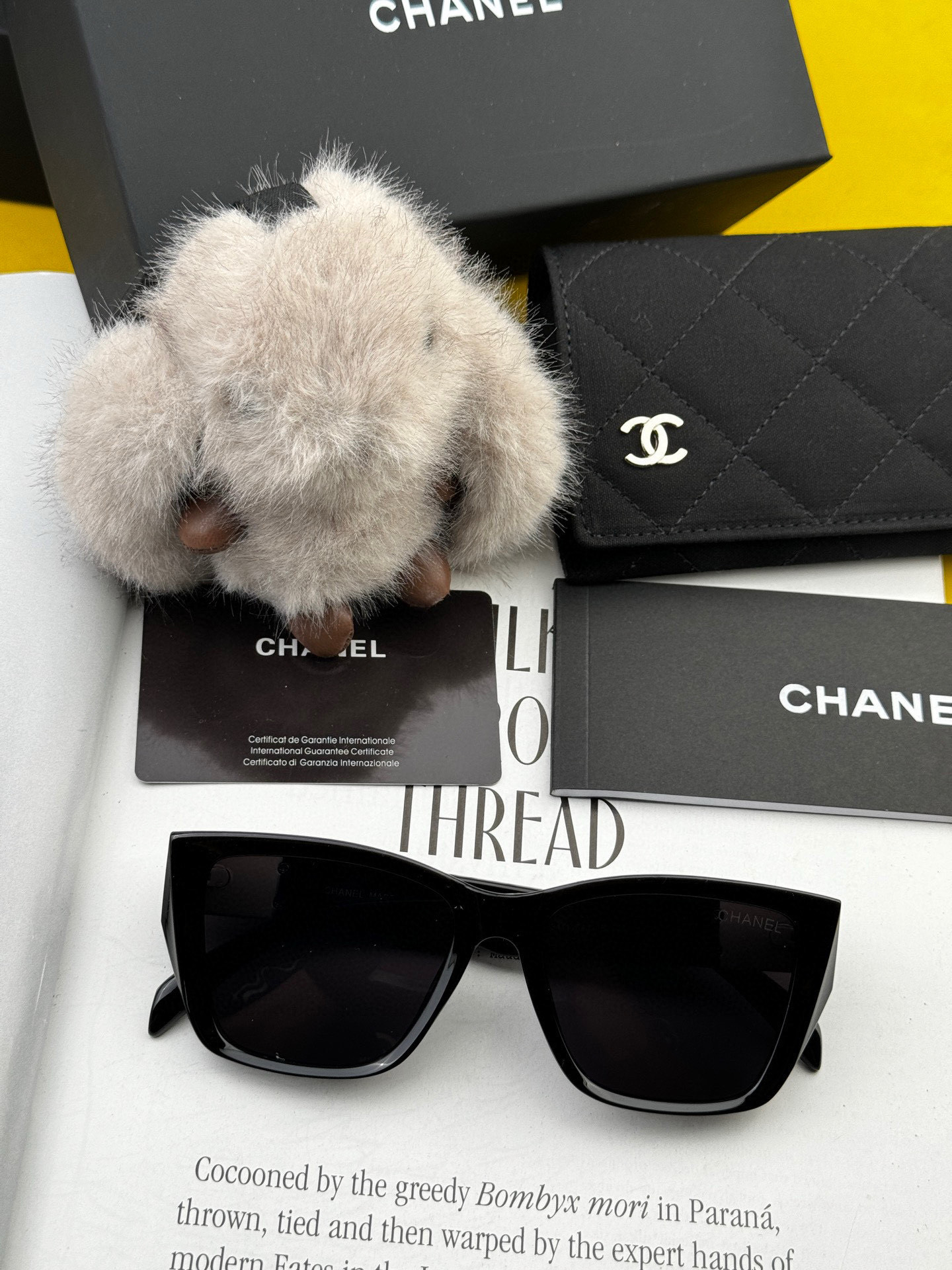 Chanel large-framed sunglasses