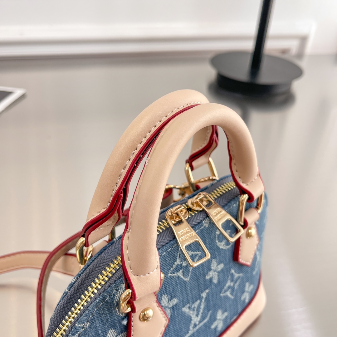 LV Denim Shell Bag