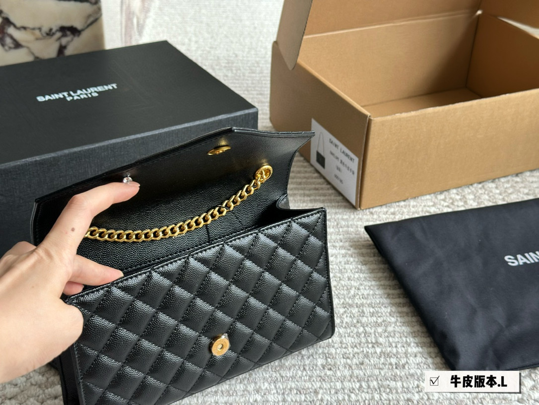 YSL caviar envelope
