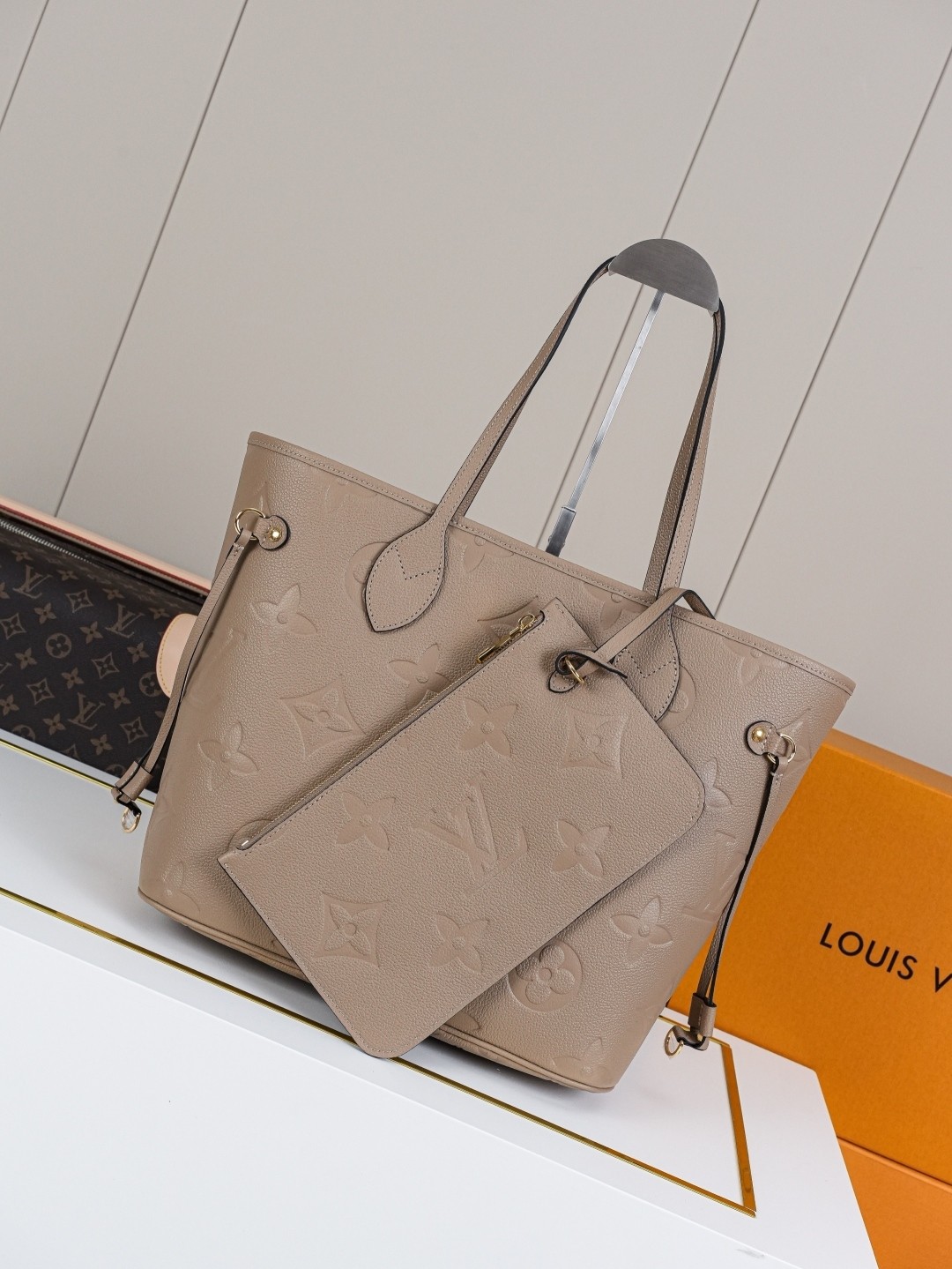 LV Monogram Empreinte neverfull bag