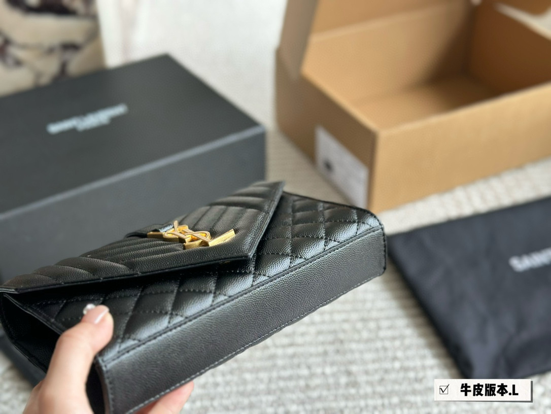 YSL caviar envelope