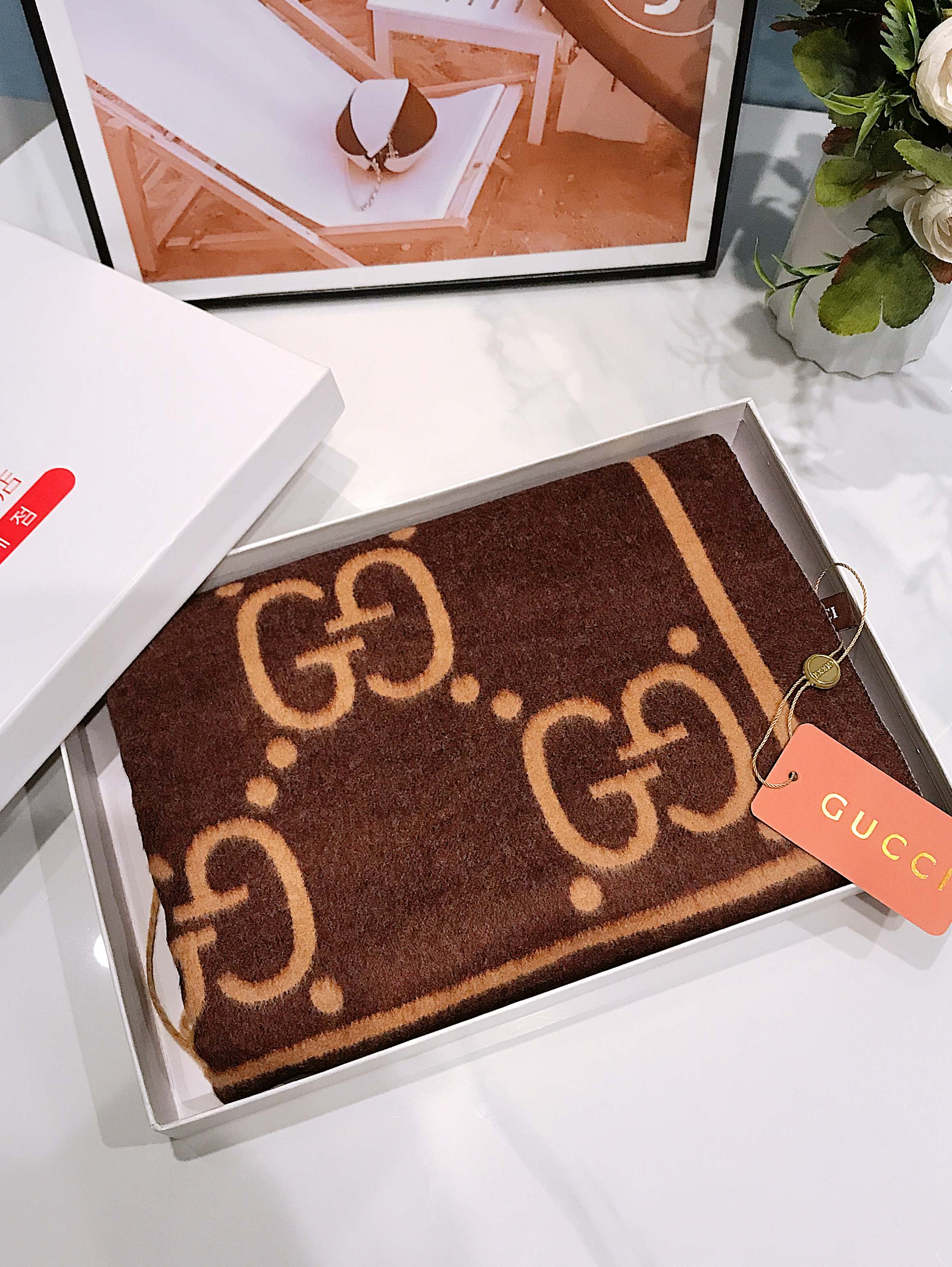 Gucci Retro GG Scarf