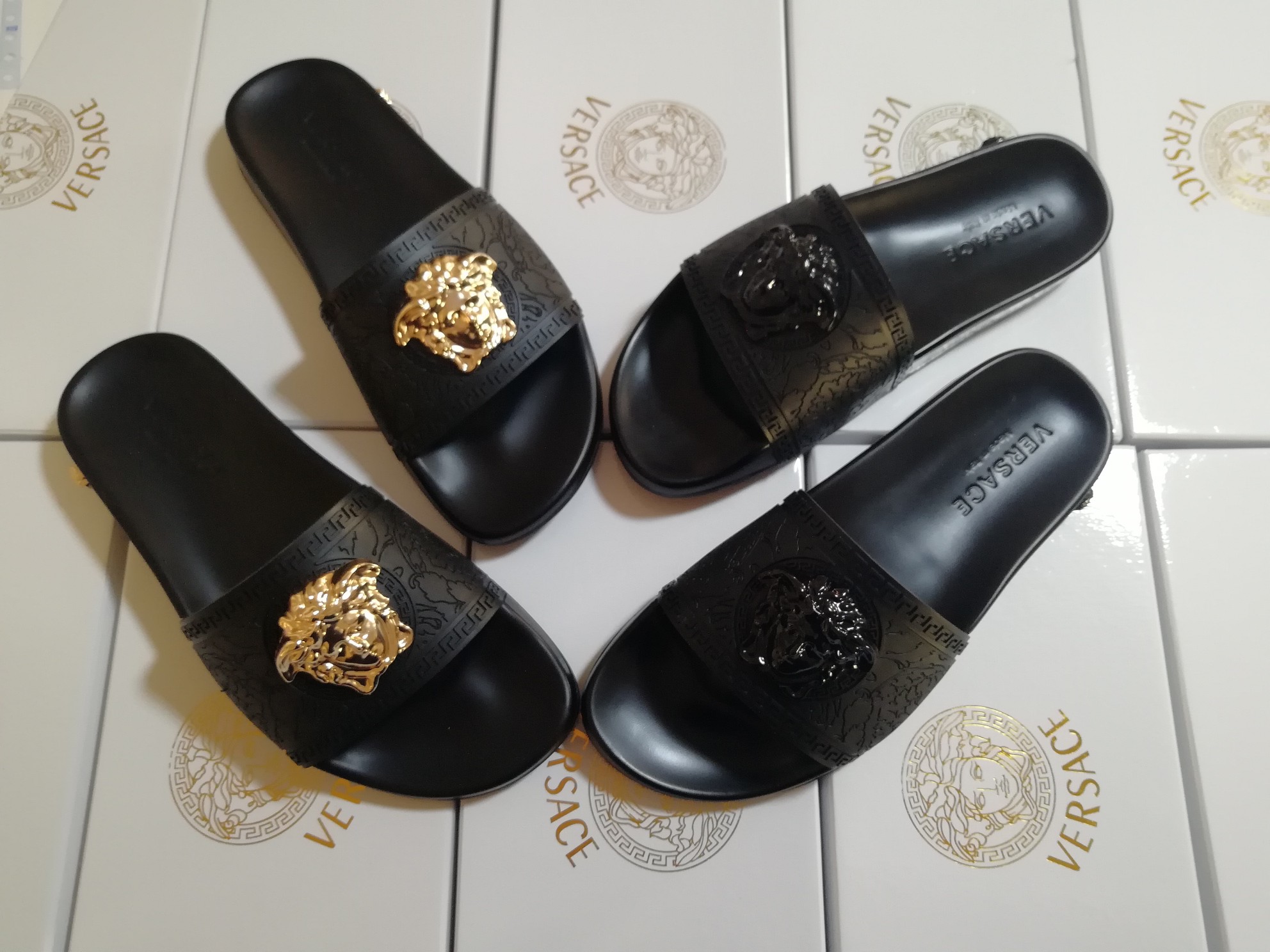 VERSACE New slippers, men's and women's sandals