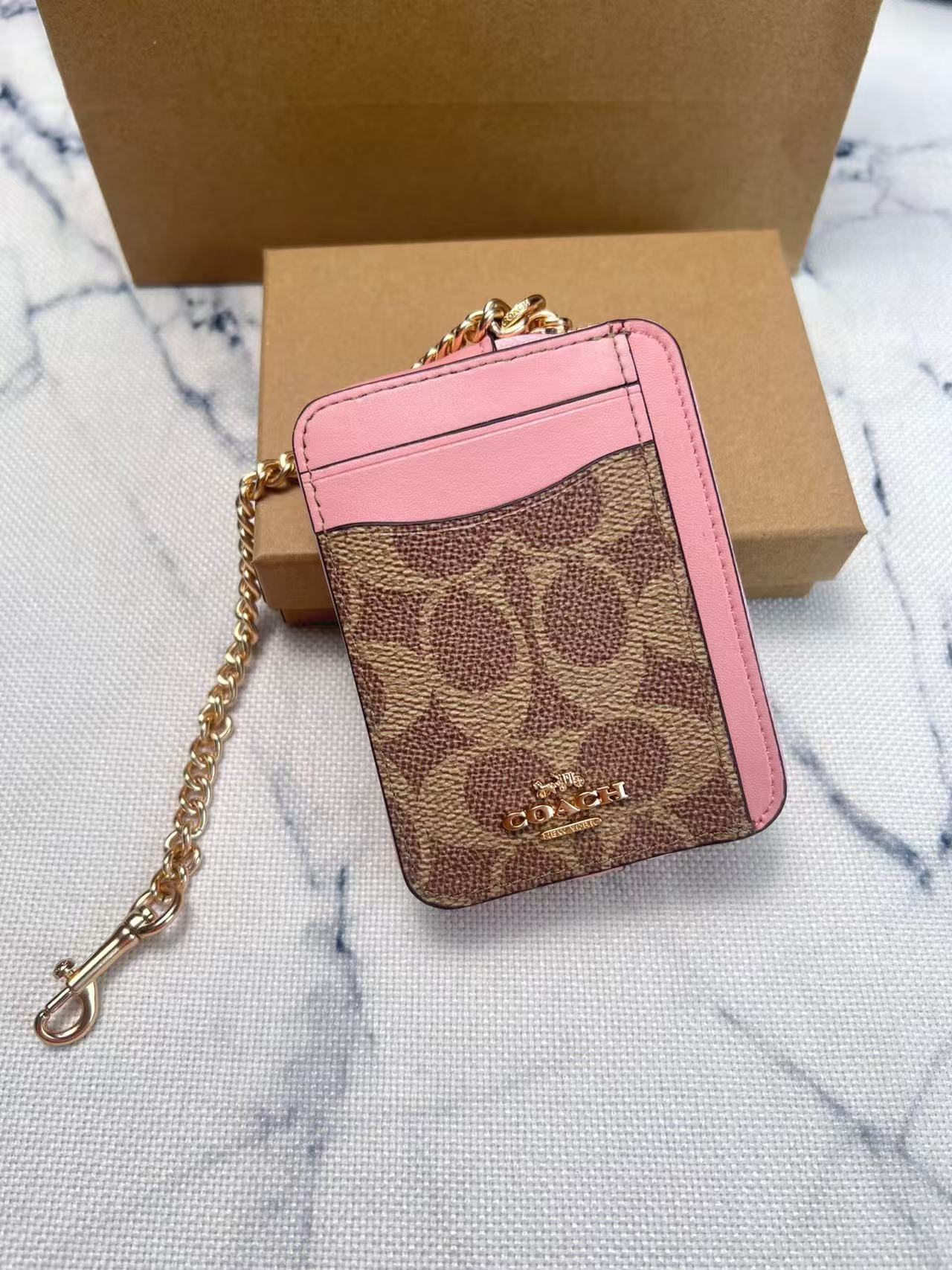 Coach chain small card case