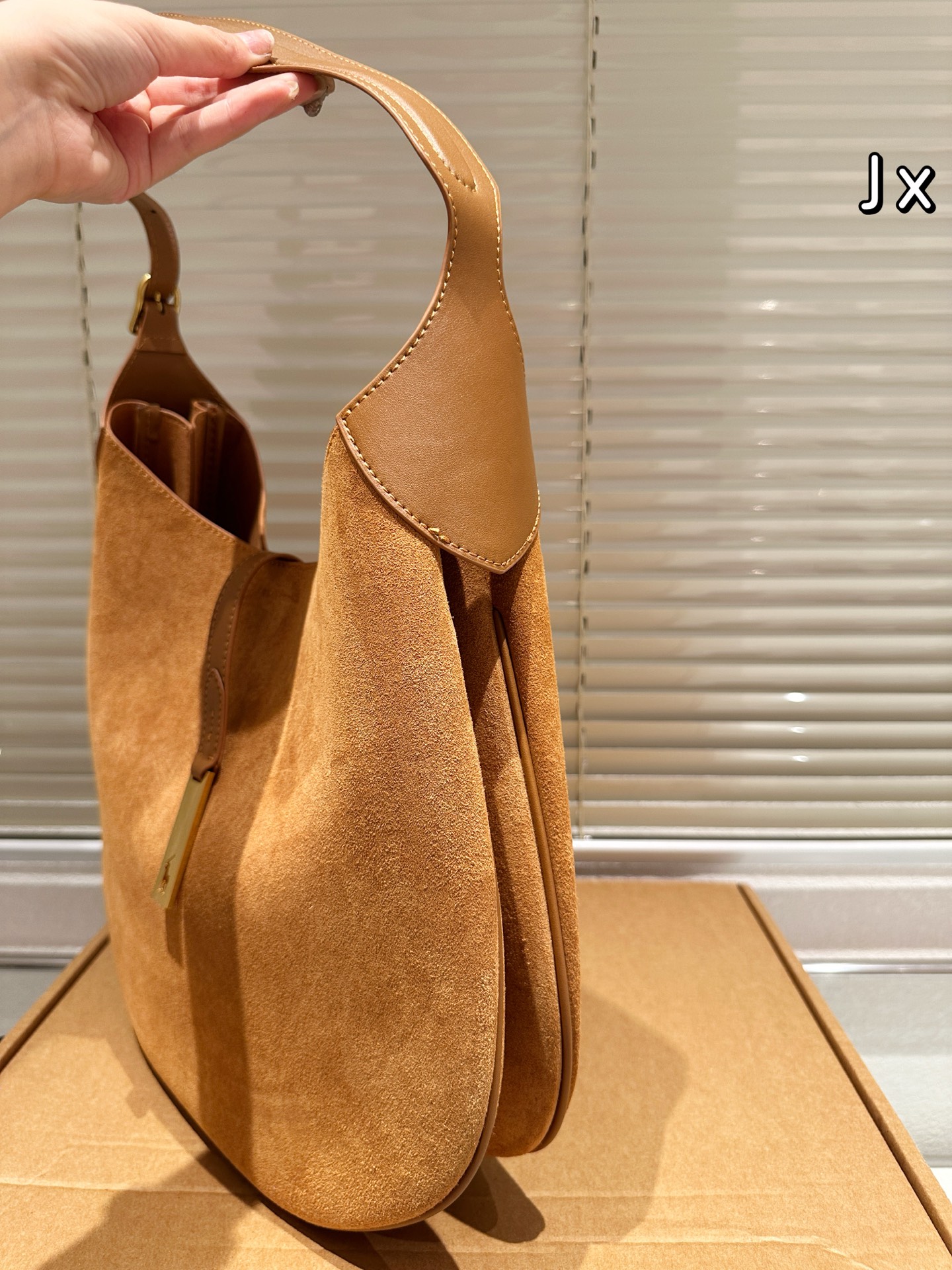 Lauren Ralphie Croissant Bag Polo Tote Bag