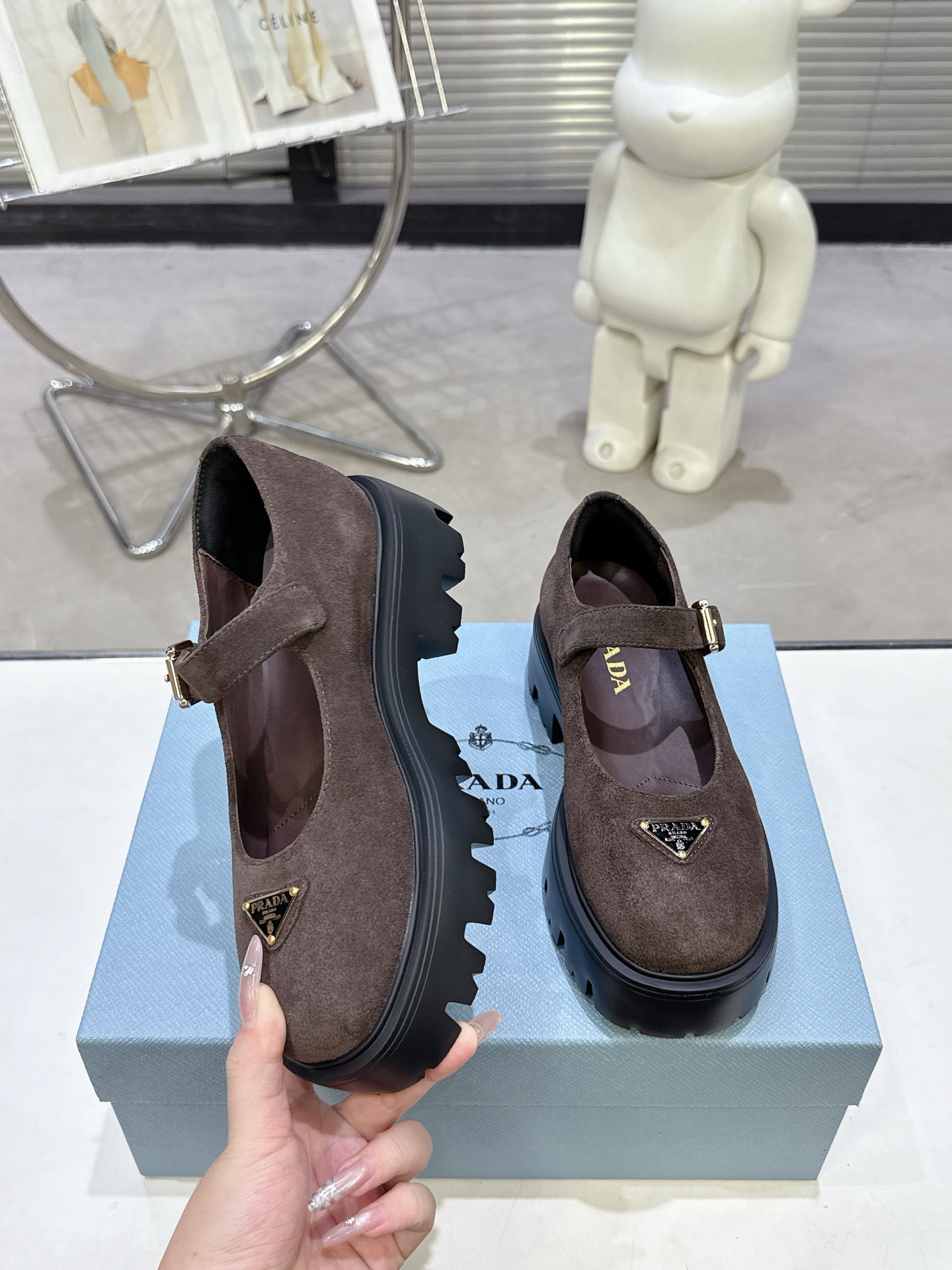 Prada 25ss High-heel Mary Jane shoes