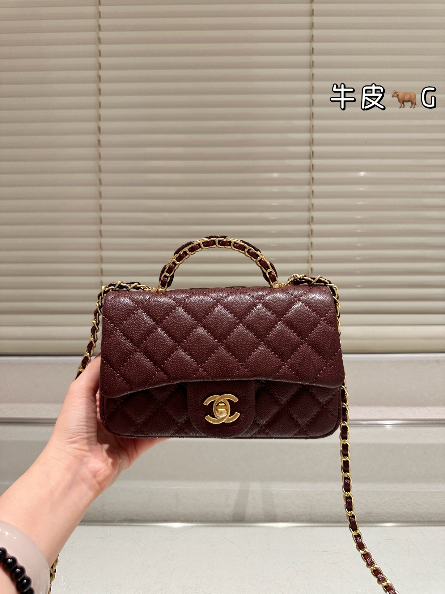 CHANEL 25b Double C Braided Handle CF Bag