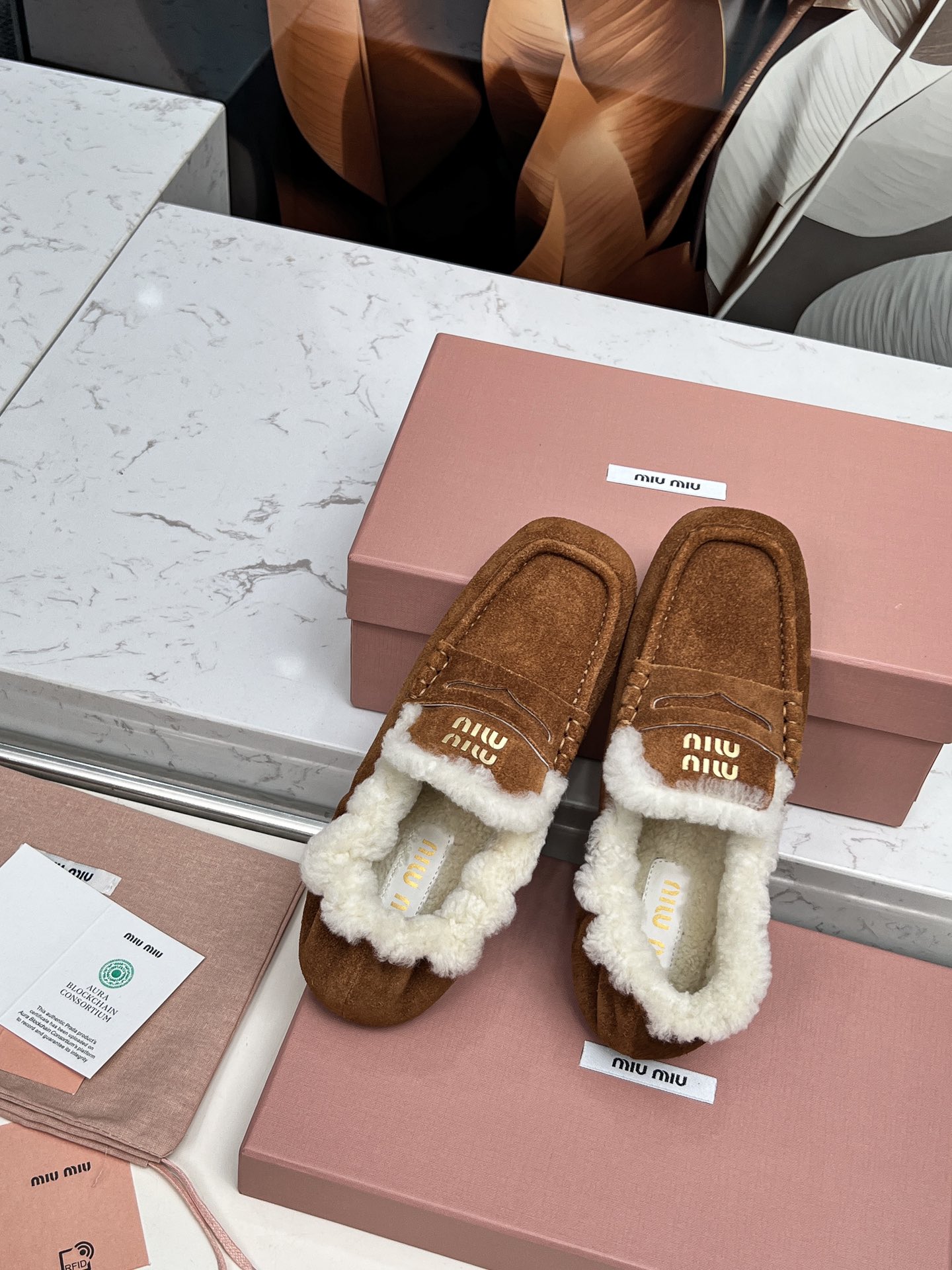 miumiu New one-piece lazy slippers shoes