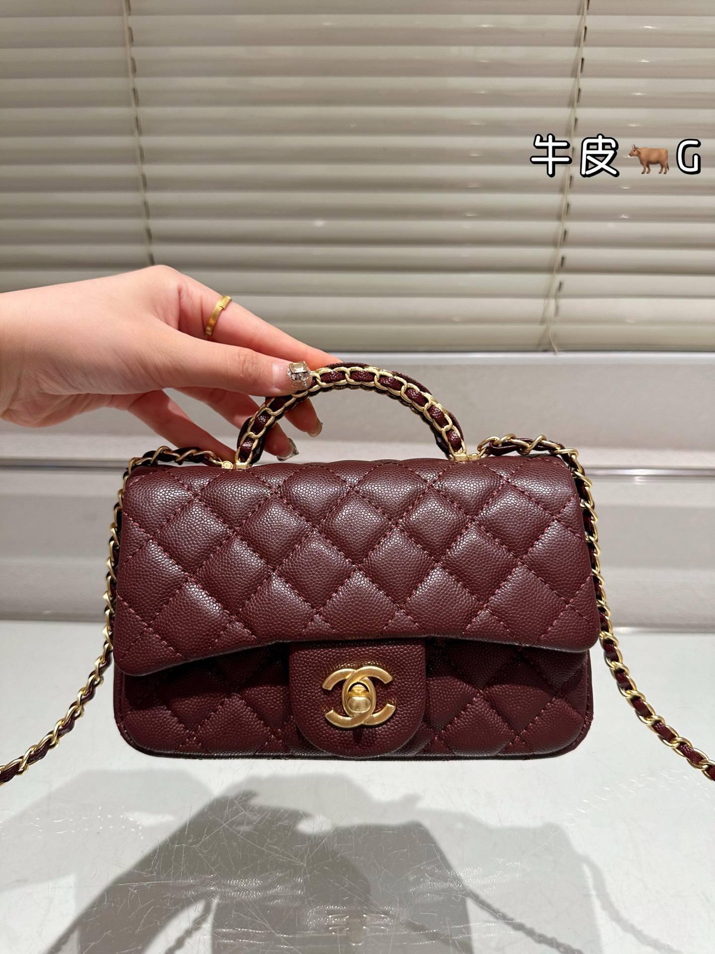 CHANEL 25b Double C Braided Handle CF Bag
