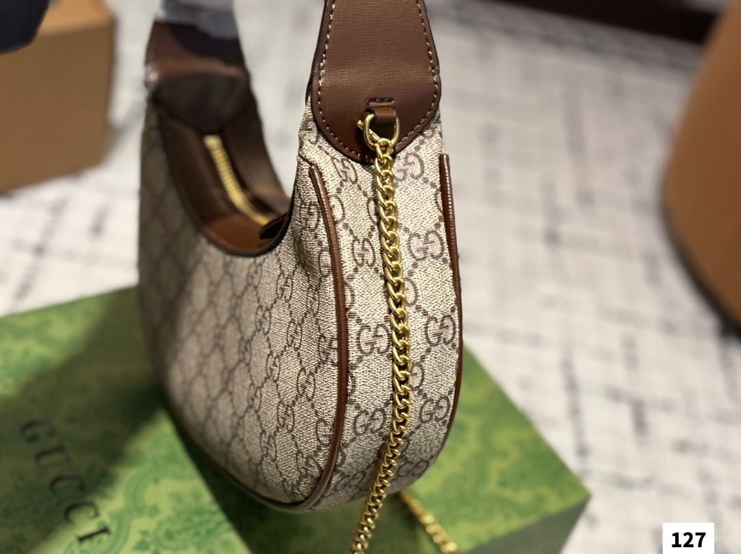 Gucci Ophidia crescent-shaped underarm bag