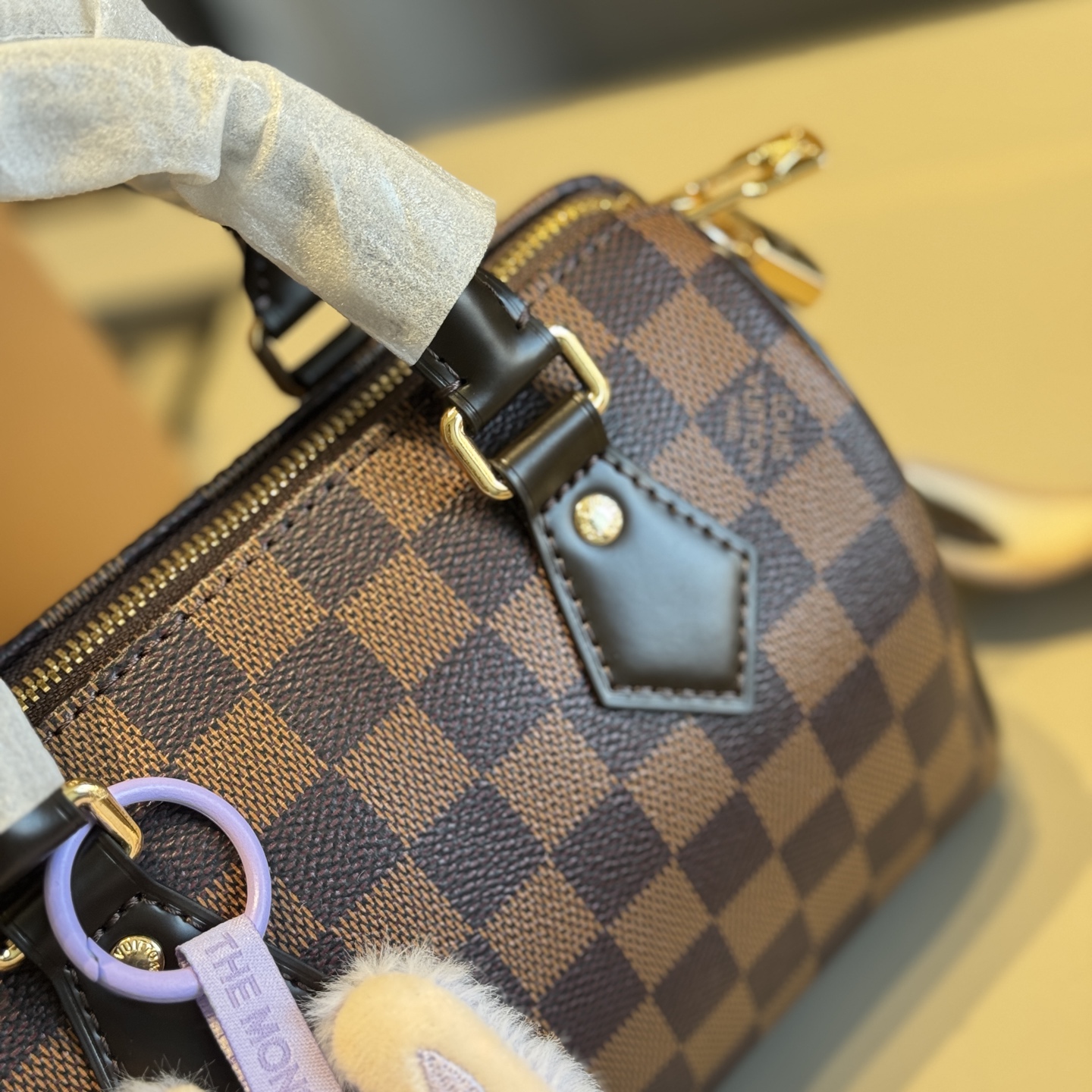 LV Gift Set (speedy bag+ labubu pendant + wallet)