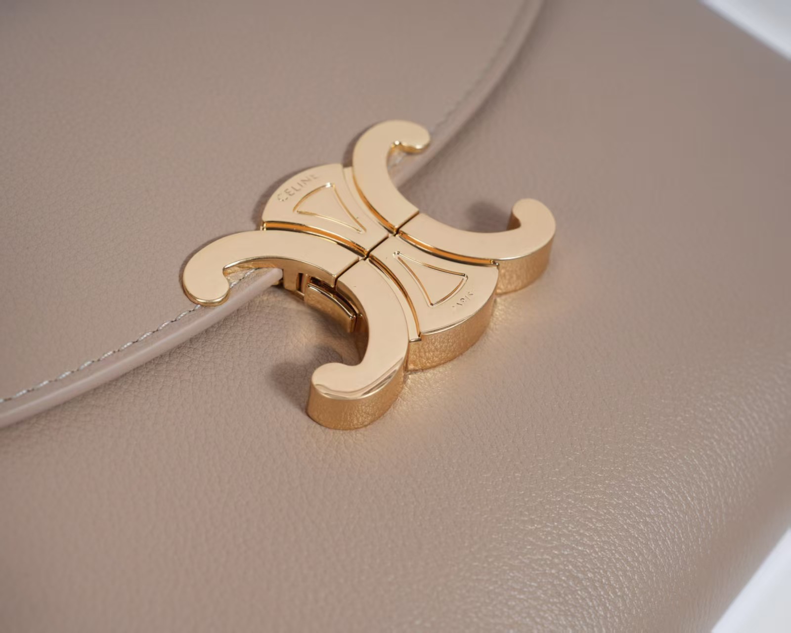 Top version Celine leather nino shoulder bag