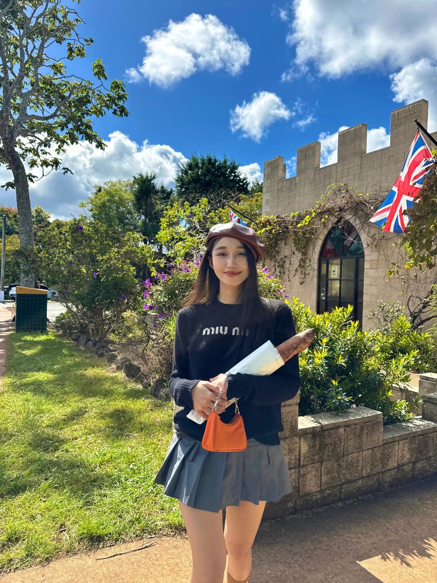 MiuMiu Classic Embroidered Cashmere Sweater Knitwear