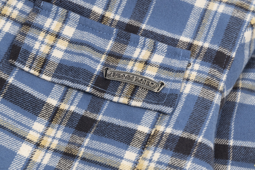 CH Chrome Hearts Plaid Jacket in Cotton Fabric