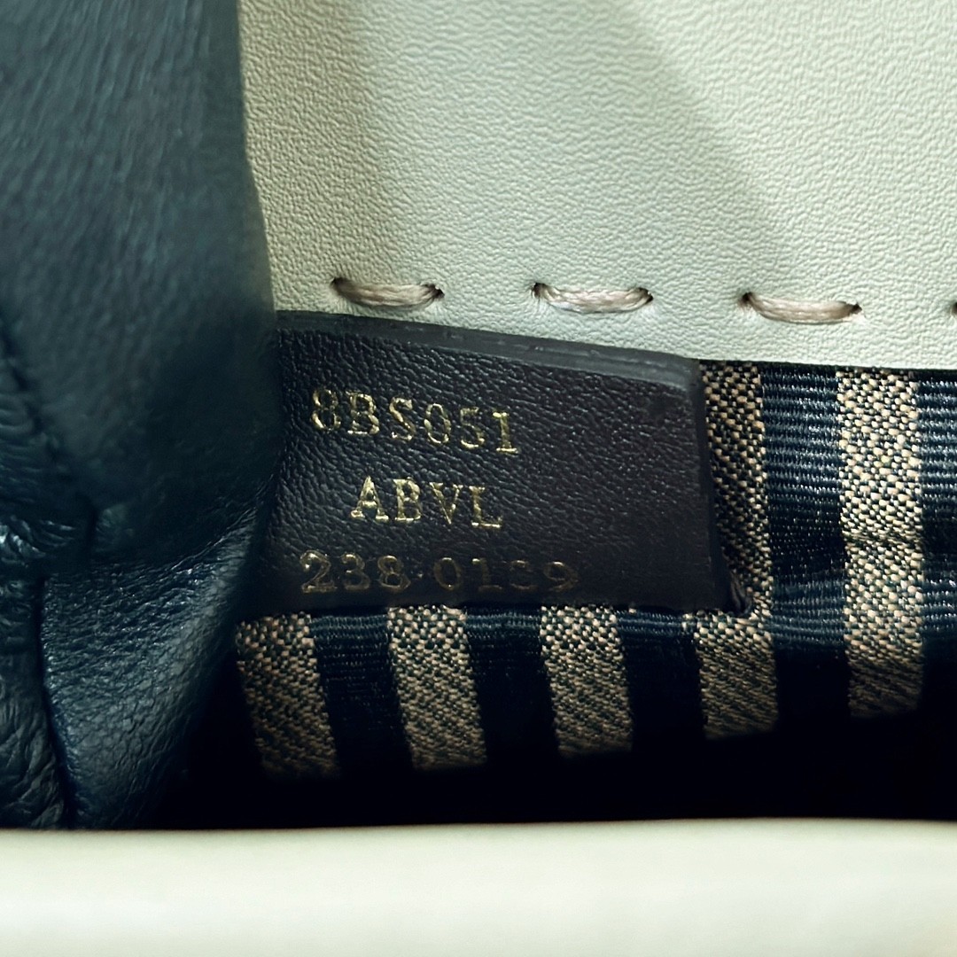 Fendi cowhide leather shoulder bag