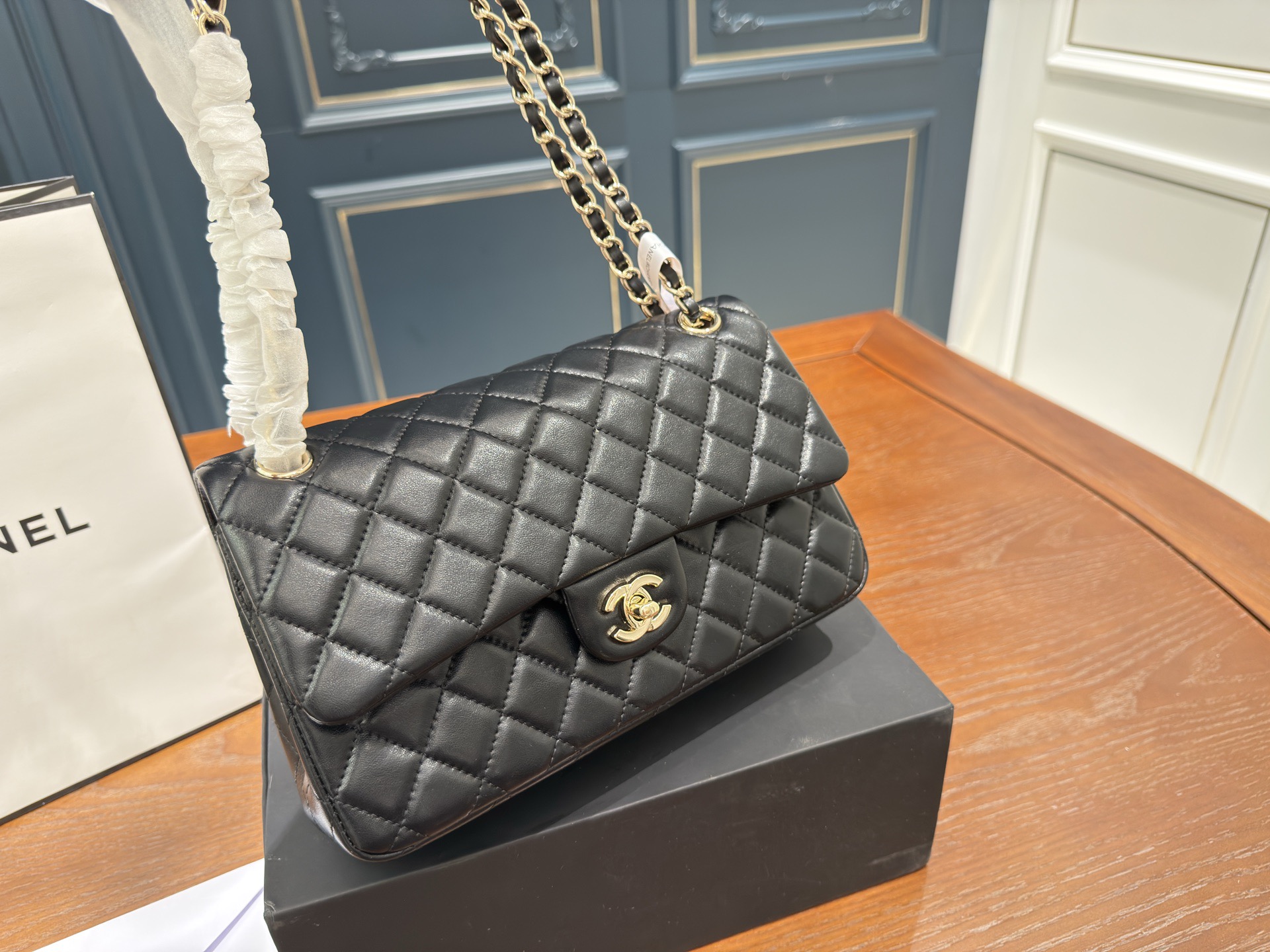 Chanel cf shoulder crossbody bag