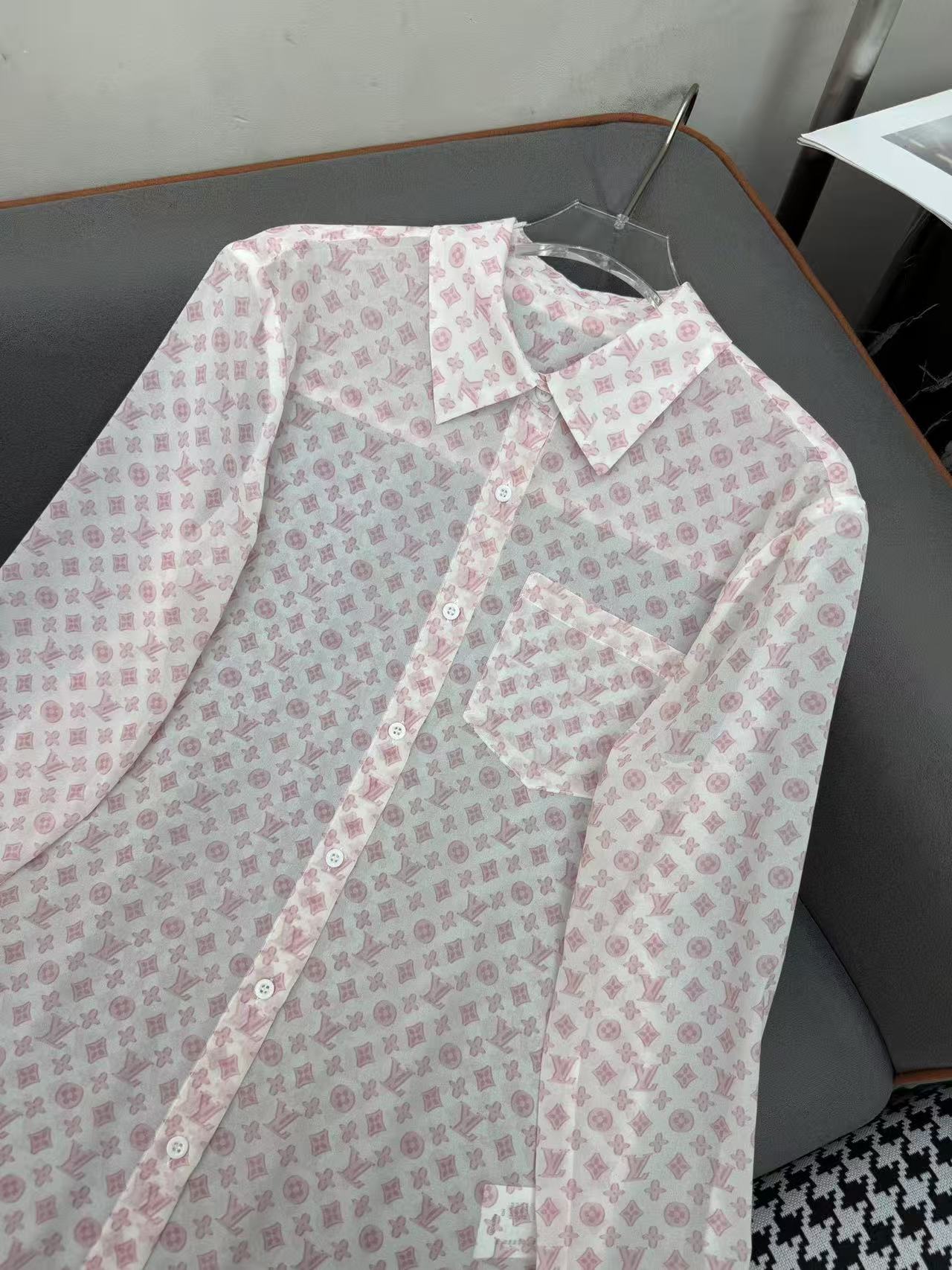 LV monogram shirt and trousers
