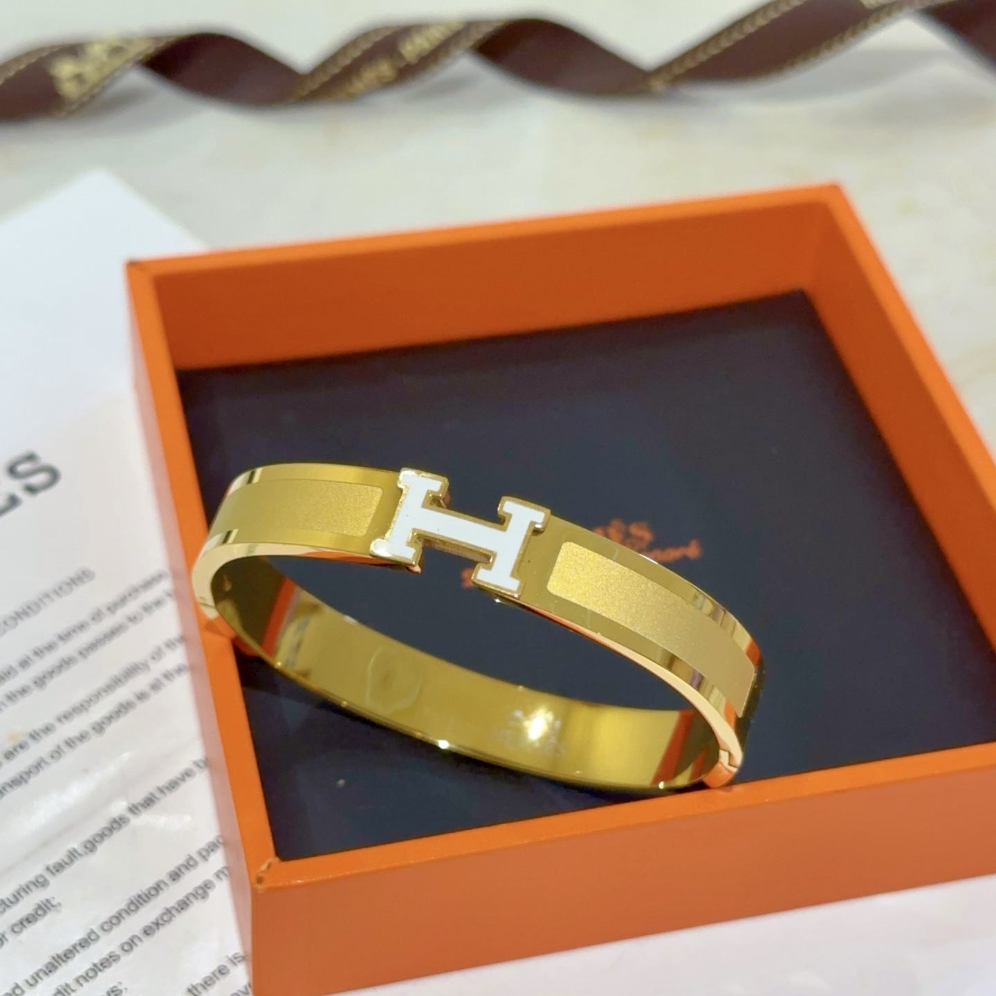 Hermes H bracelet