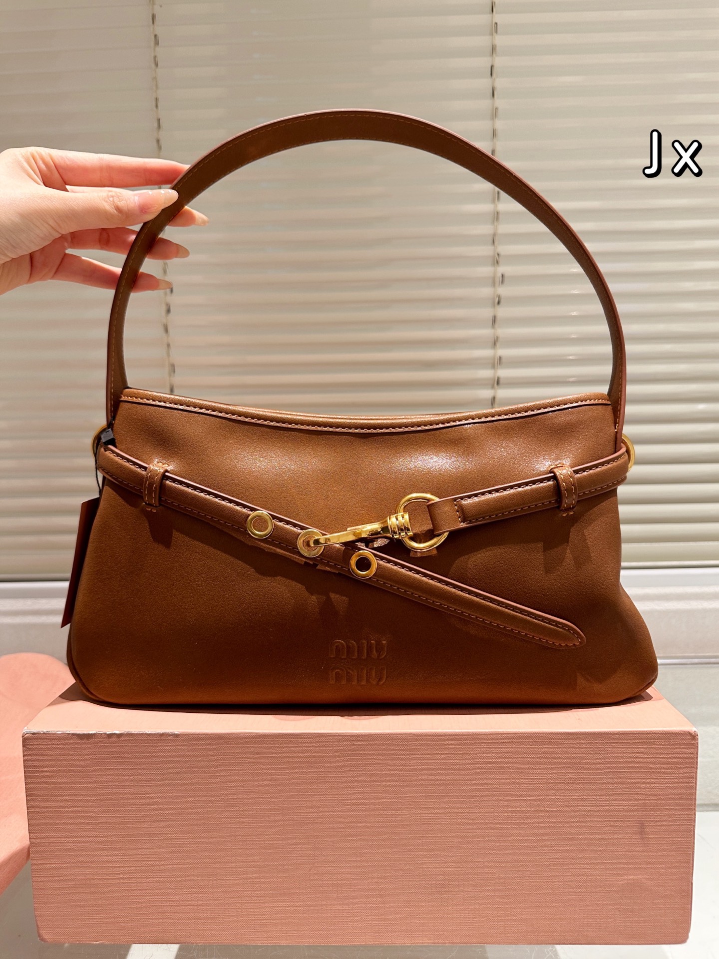 MIUMIU Aventure Nappa underarm bag