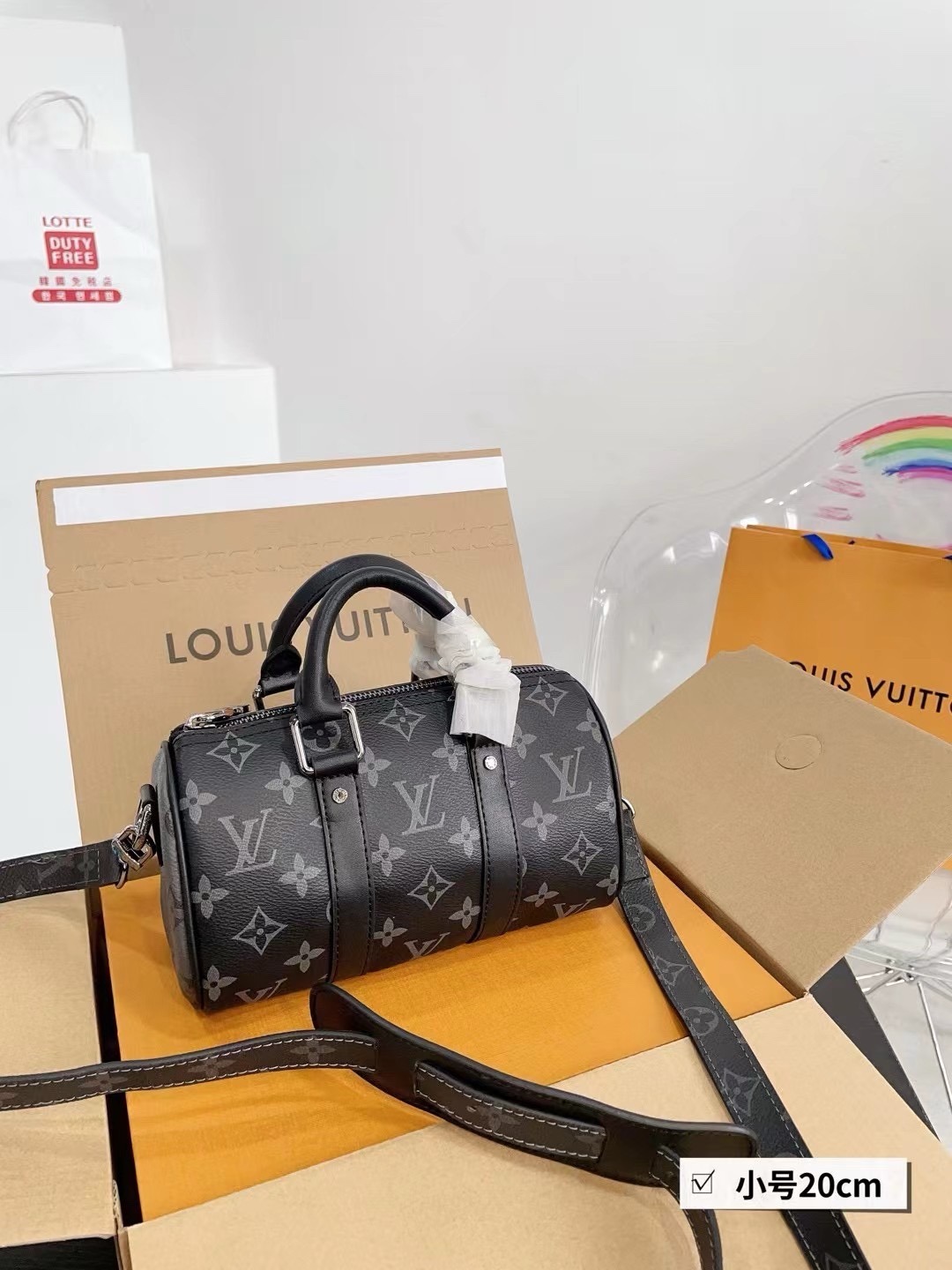 LV keepall shoulder speedy bag