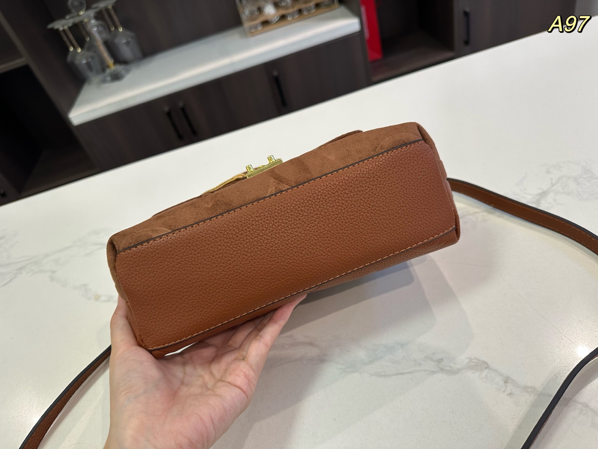 LV Madeleine BB Leather Shoulder Bag