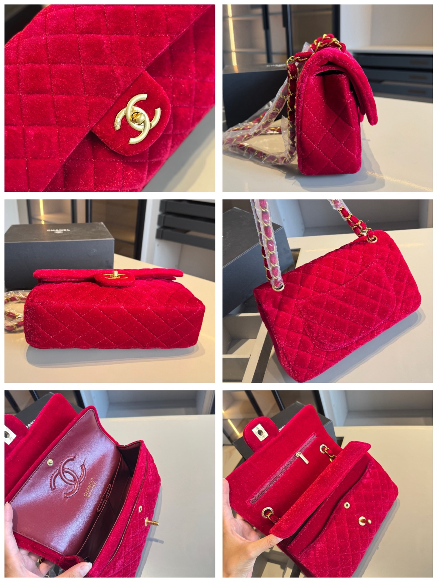 Chanel CF Velvet Bag