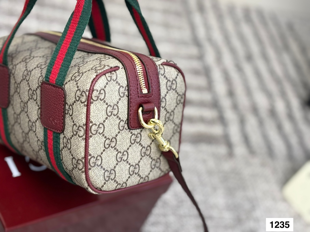 Designer Gucci Boston Pillow Bag