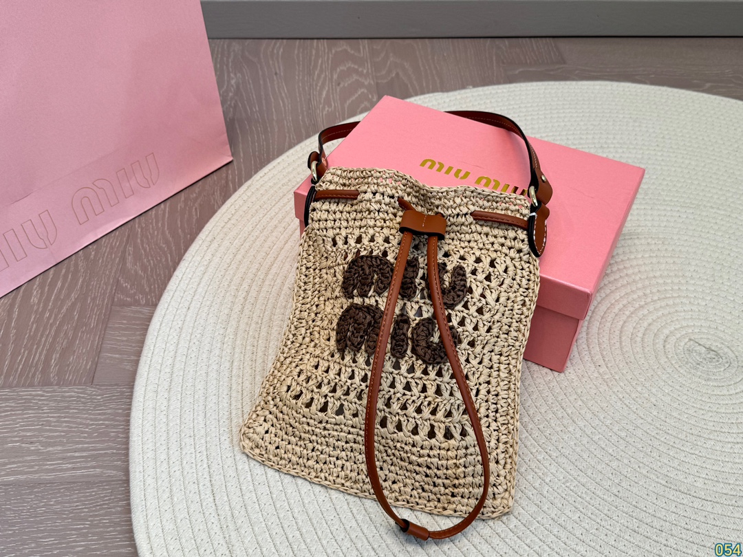 Miumiu woven bag