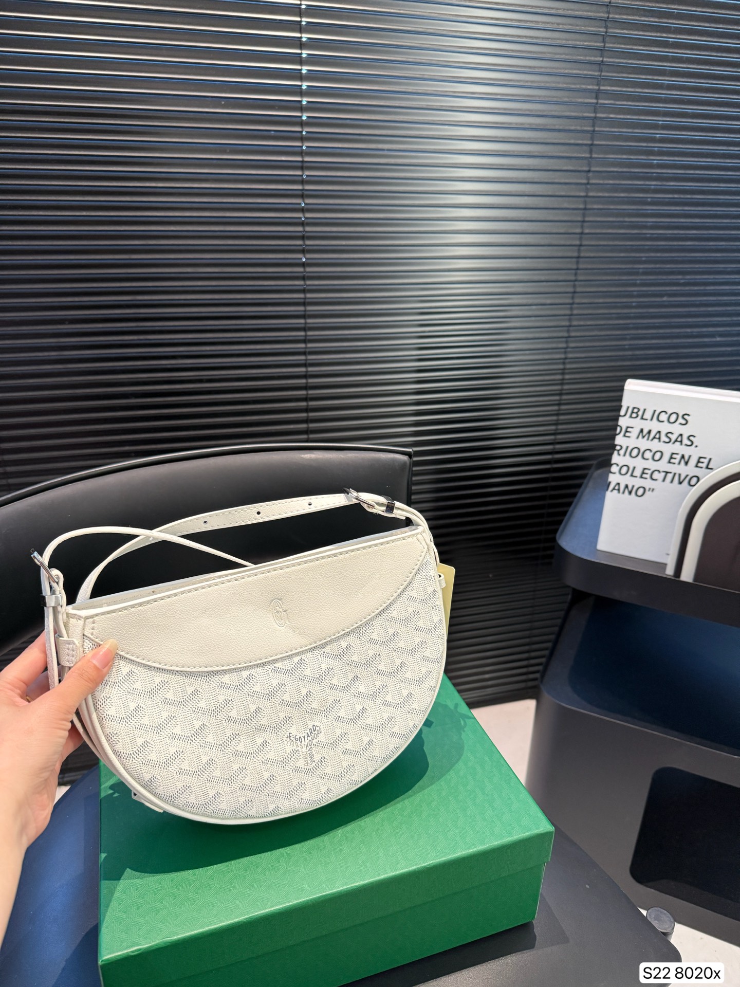 GOYARD semi-circular bag