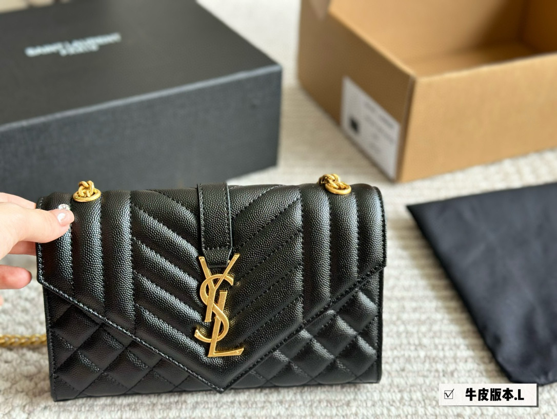 YSL caviar envelope