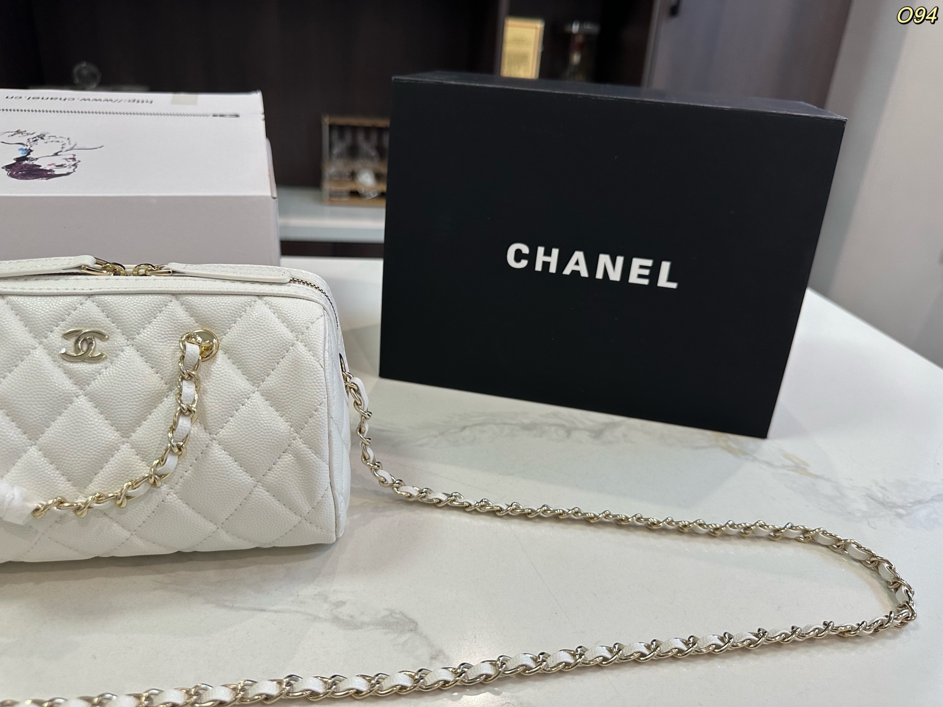 Chanel Boston Chanel 25P bowling bag