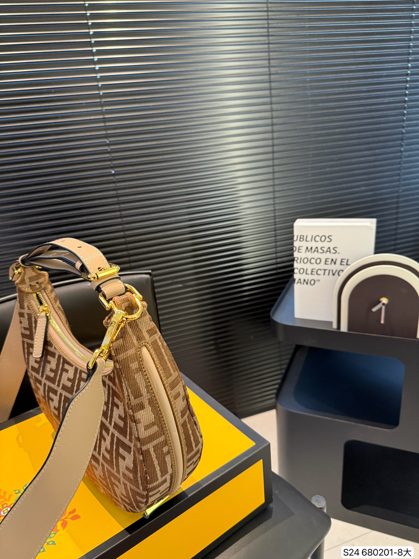 Fendi half-moon underarm bag