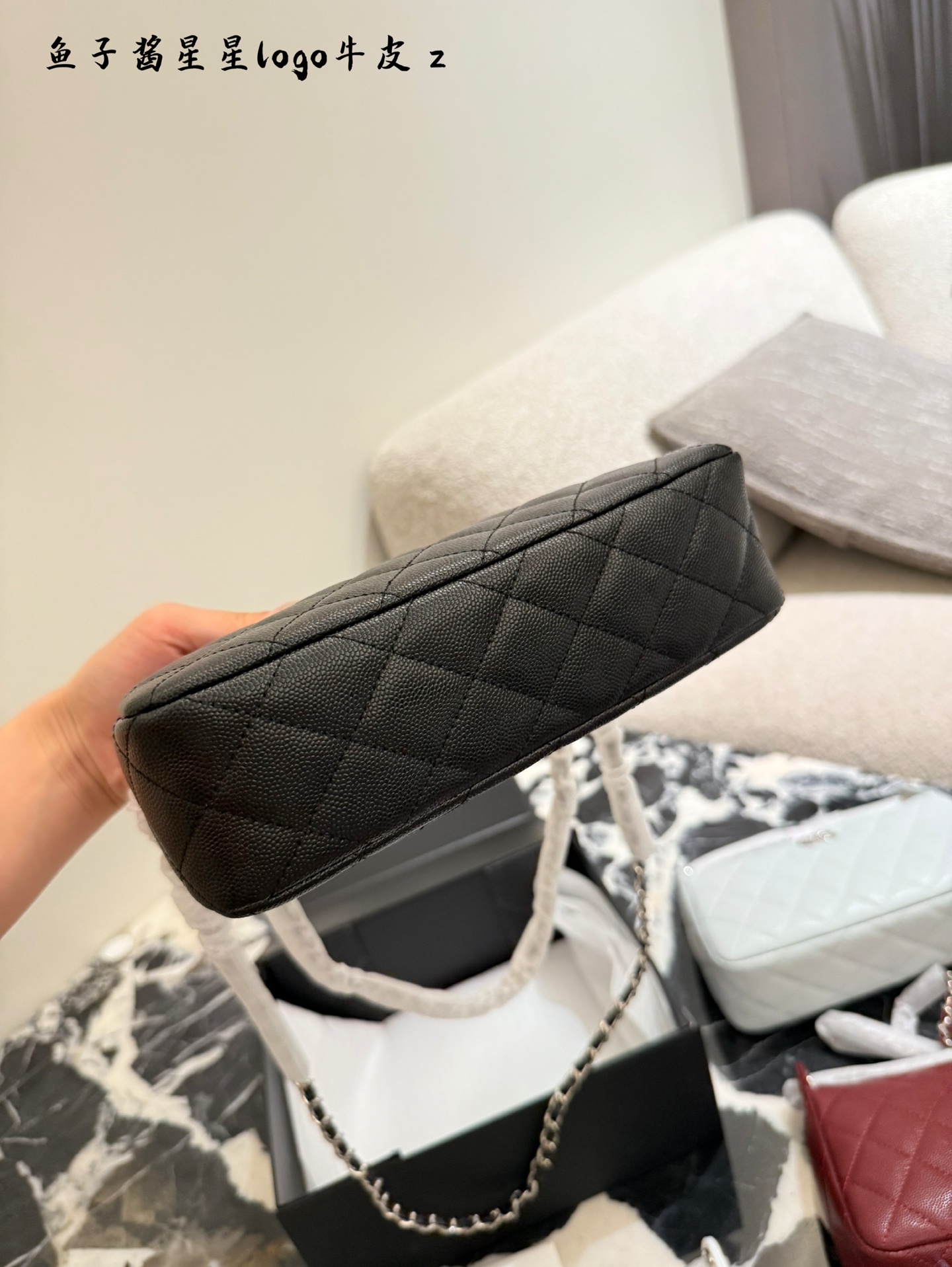 Chanel 25B Star Mahjong Set with Lychee Pattern shoulder bag