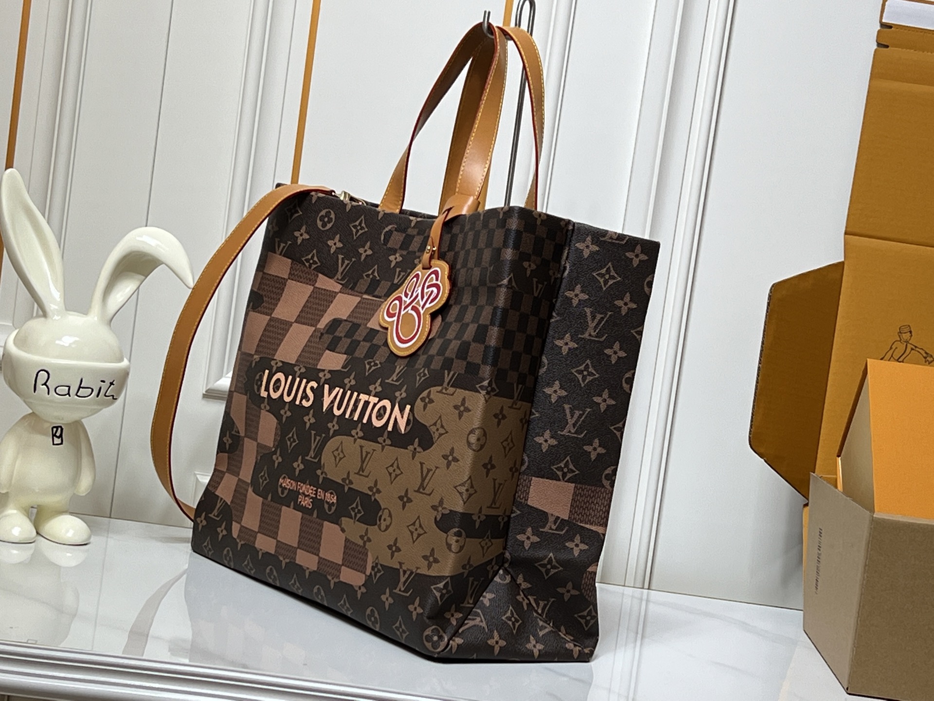 LV Louis Vuitton Maison Fondée En 1854 handbag