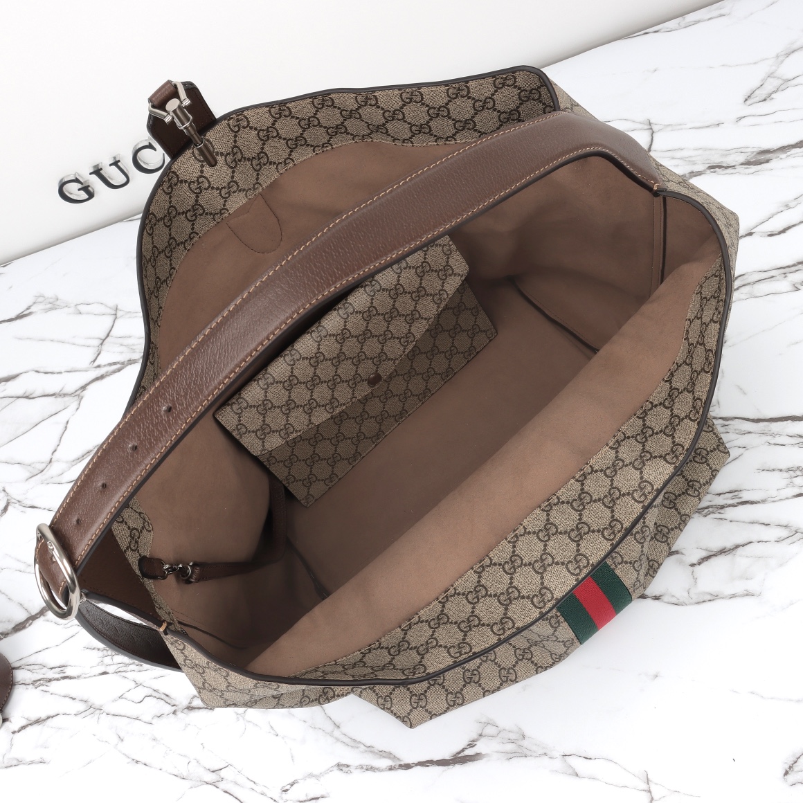 Gucci high quality leather shoulder handbag