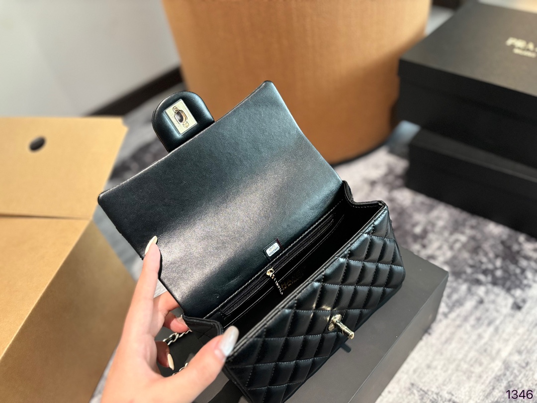 Chanel cf handle mini shoulder bag