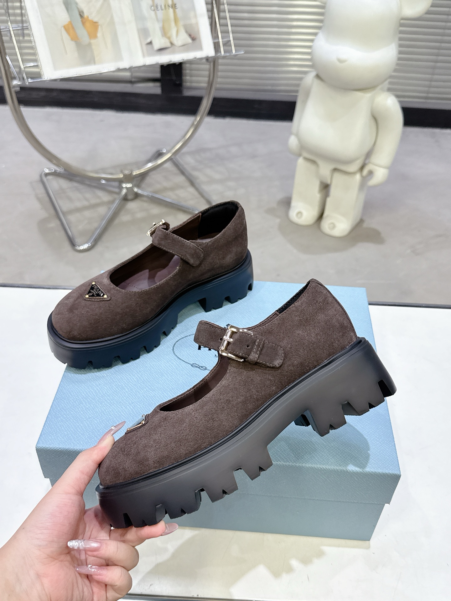 Prada 25ss High-heel Mary Jane shoes