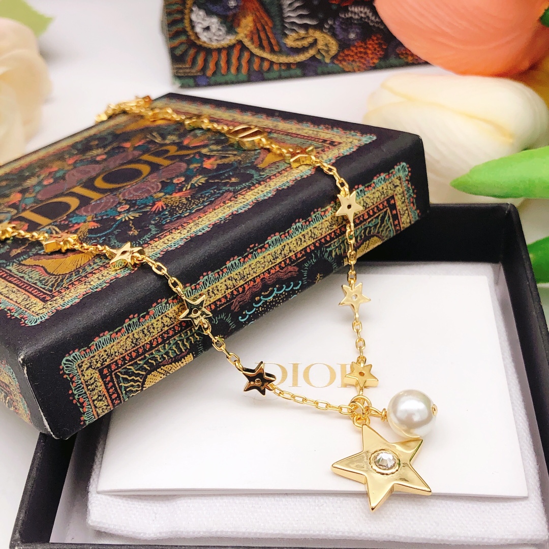 DIOR bracelet necklace