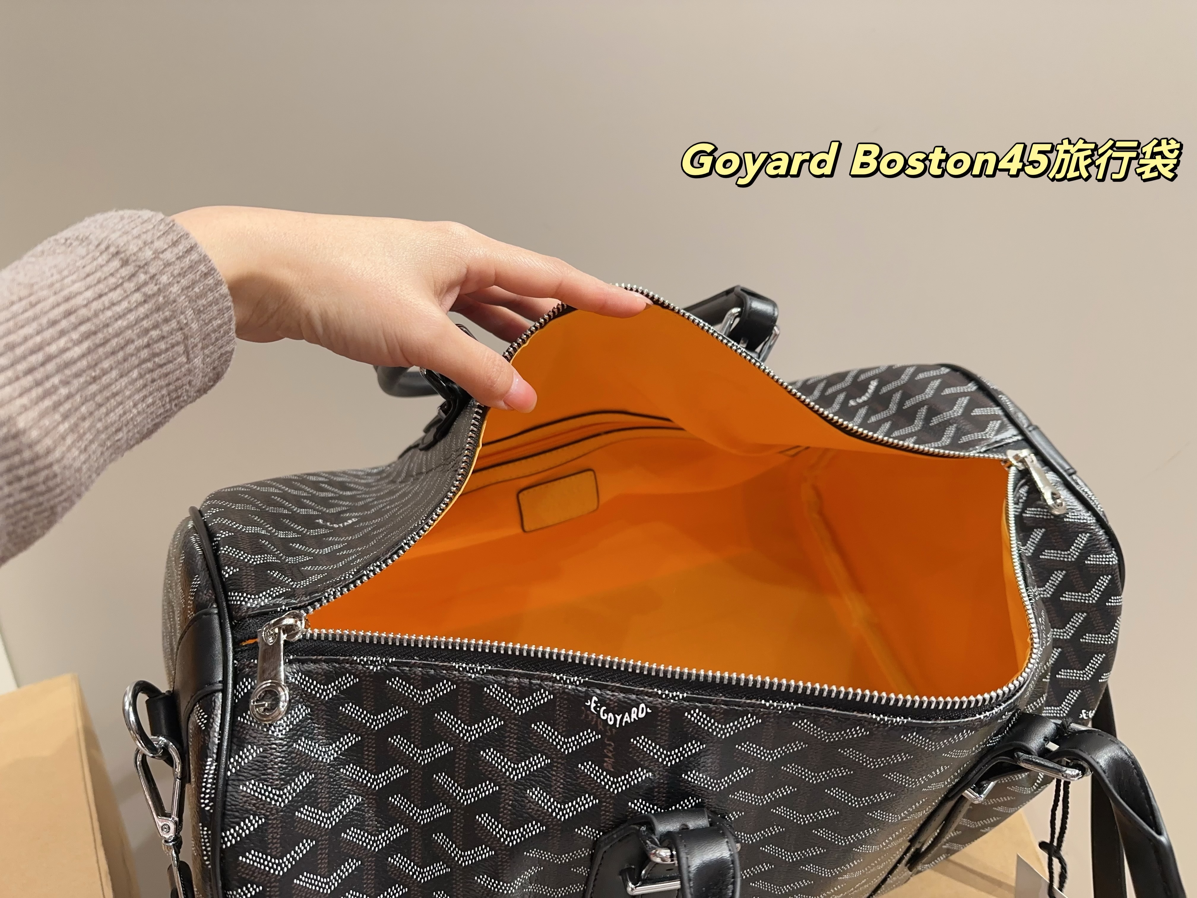 Goyard Boston45 Travel Bag