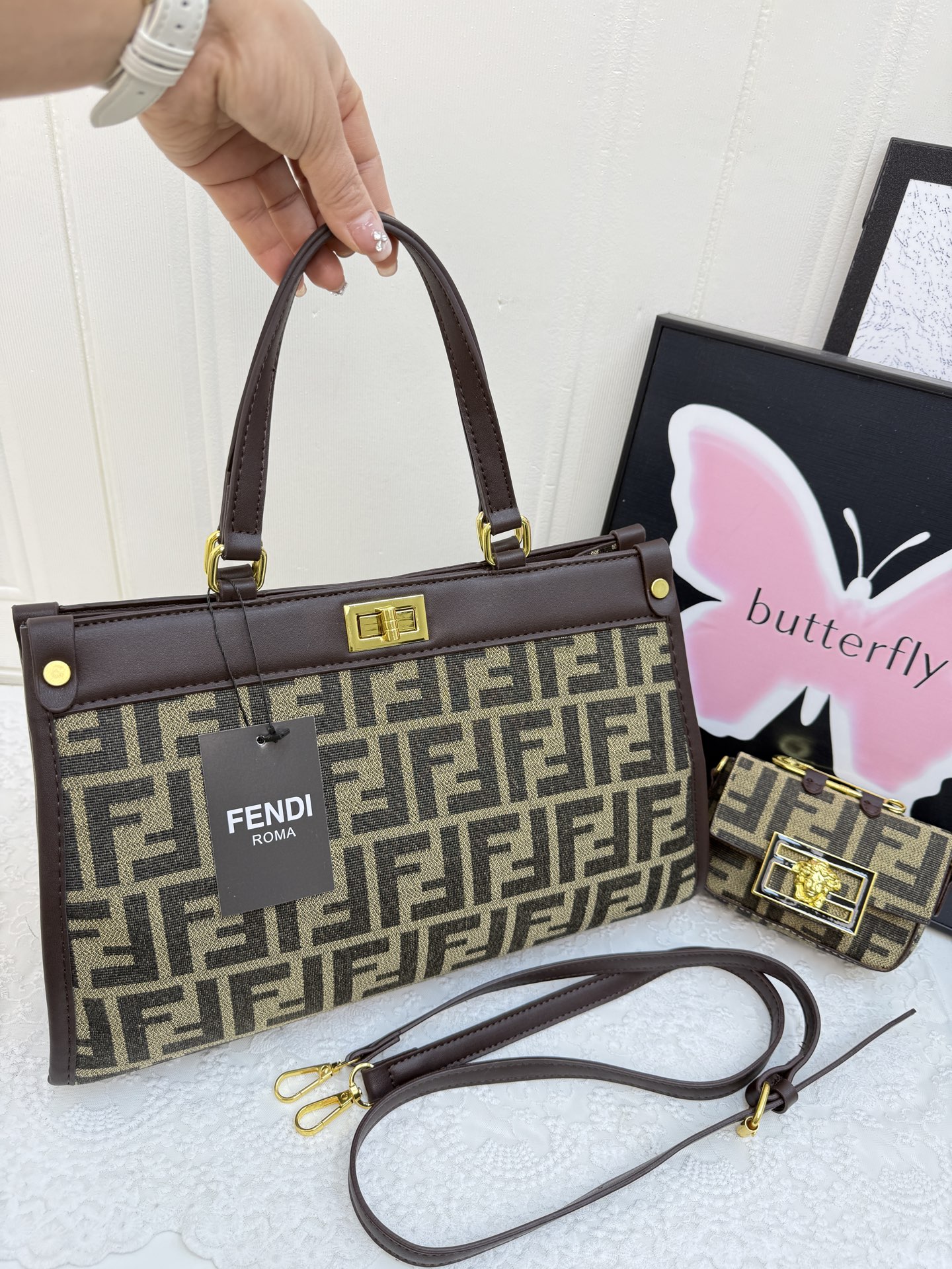 Fendi Tote shoulder bag 8A version