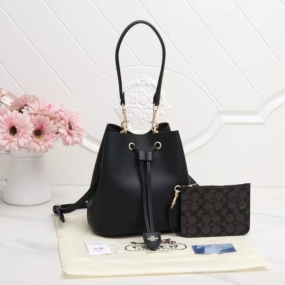 US$100 for 2 products-Coach bucket shoulder handbag