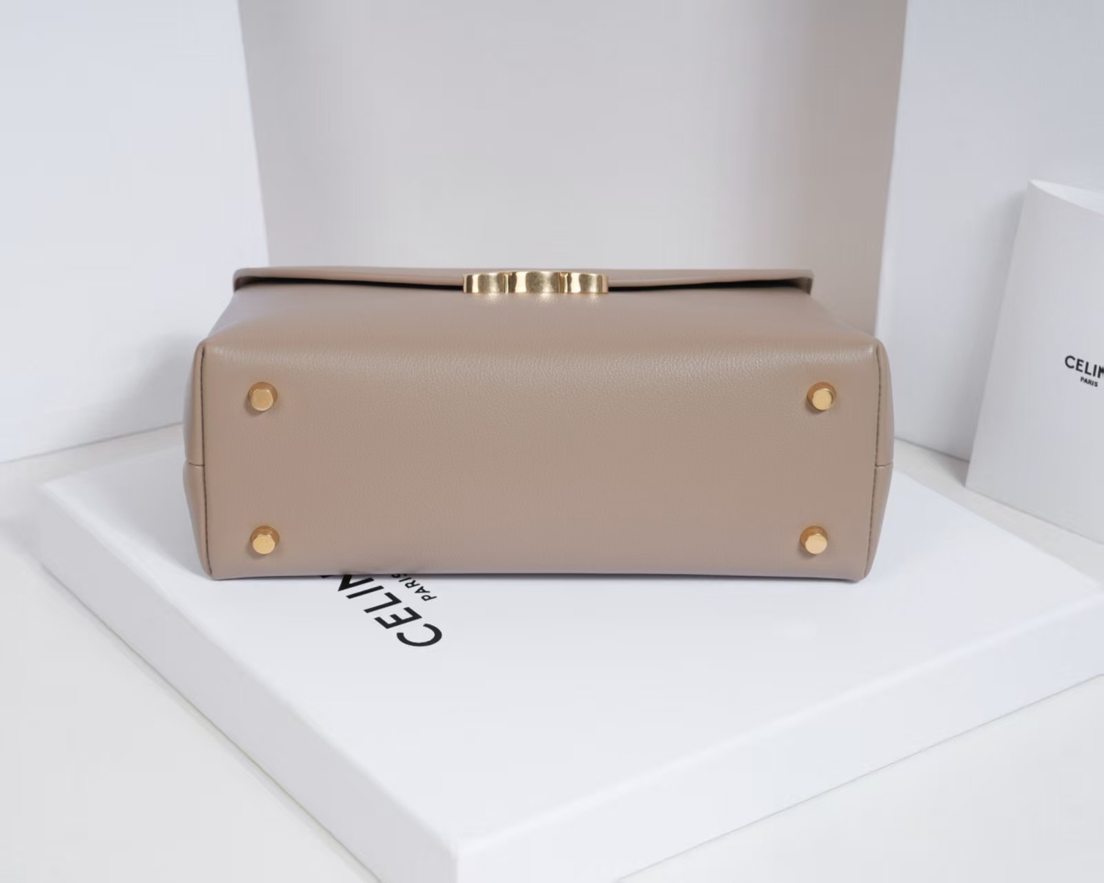 Top version Celine leather nino shoulder bag