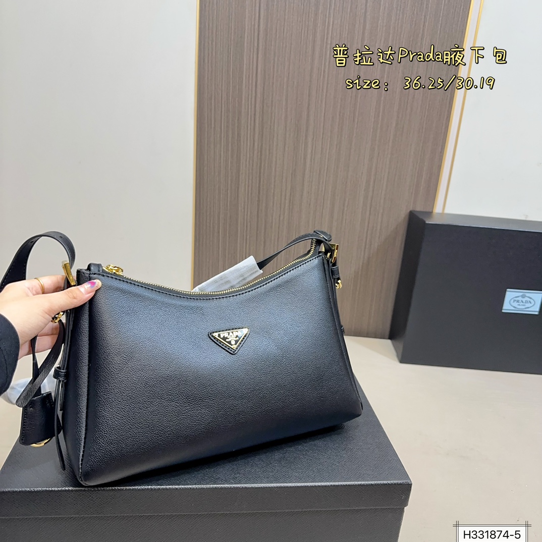 Prada new Aimee hobo bag