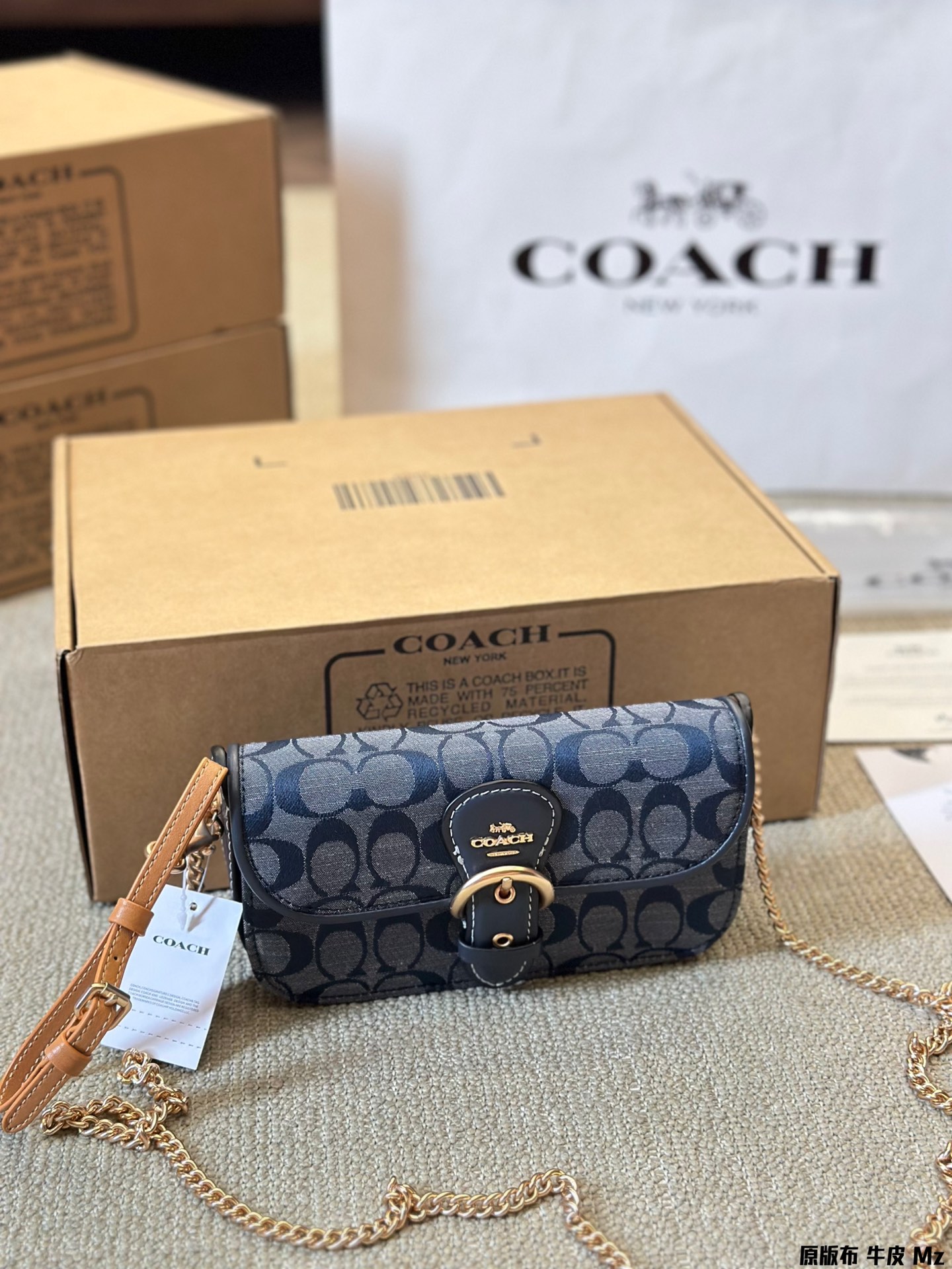 Coach kleo handle small hand-held messenger bag