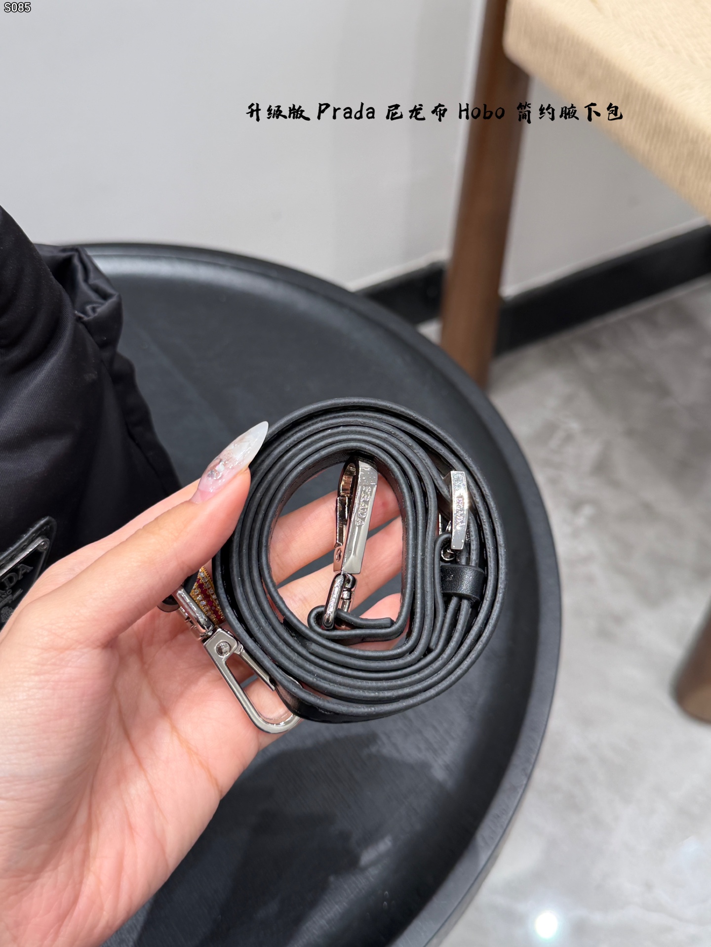 Prada Hobo Shoulder Bag Waterproof Nylon Basket Tote Bag