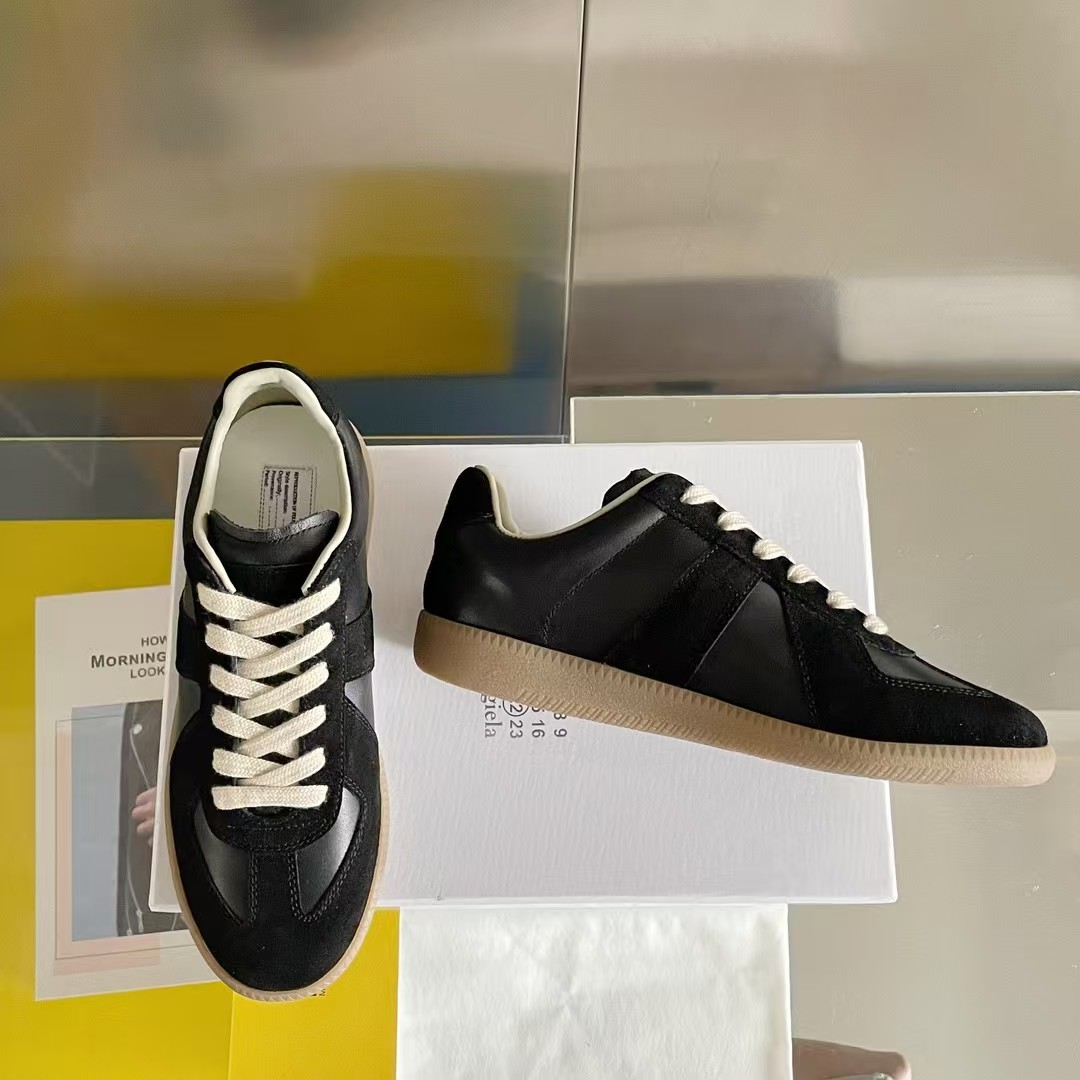 Maison margiela mm6 unisex style Dechen shoes cowhide leather