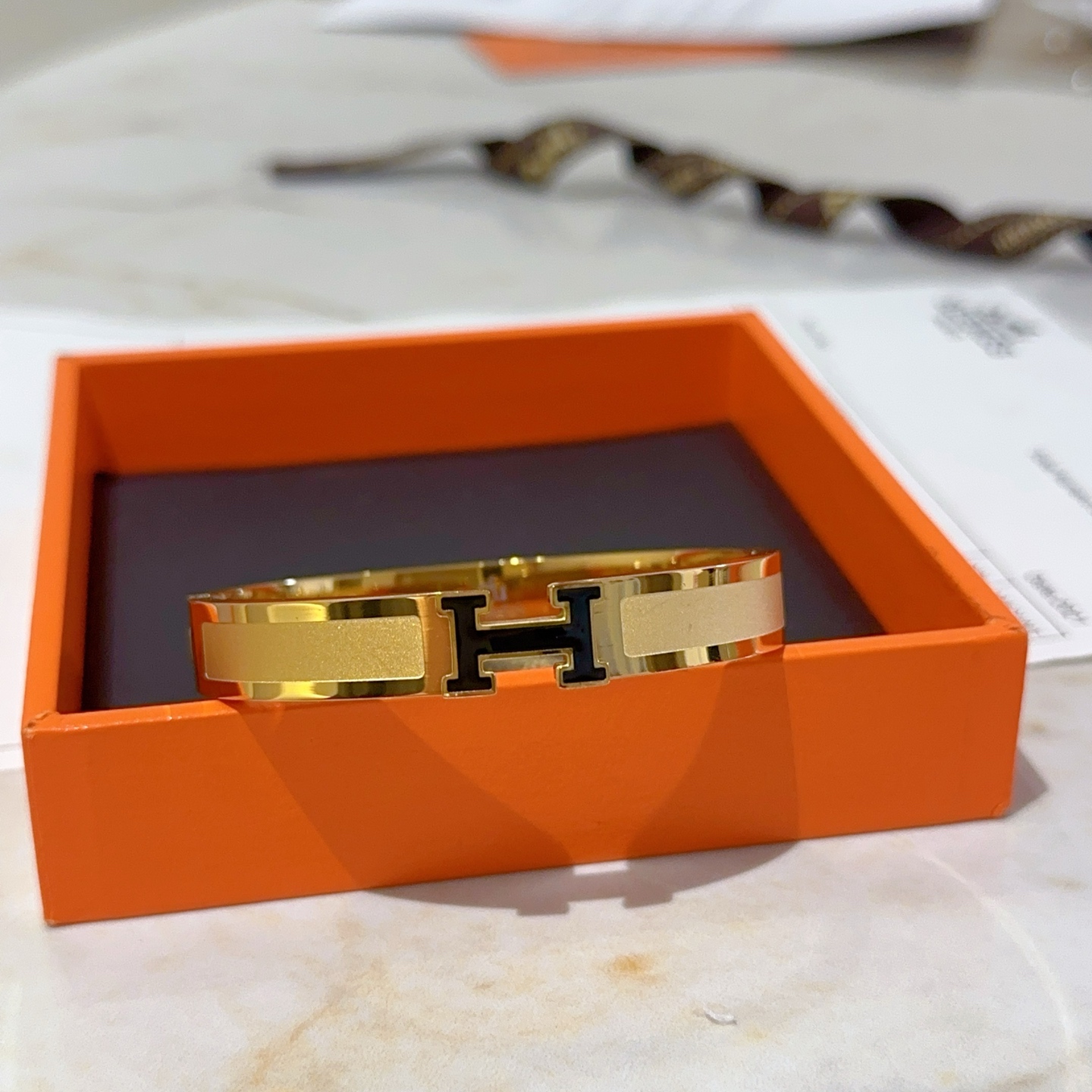 Hermes H bracelet