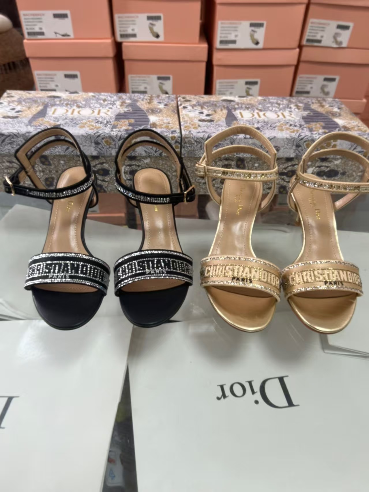 Dior Embroidered sandals