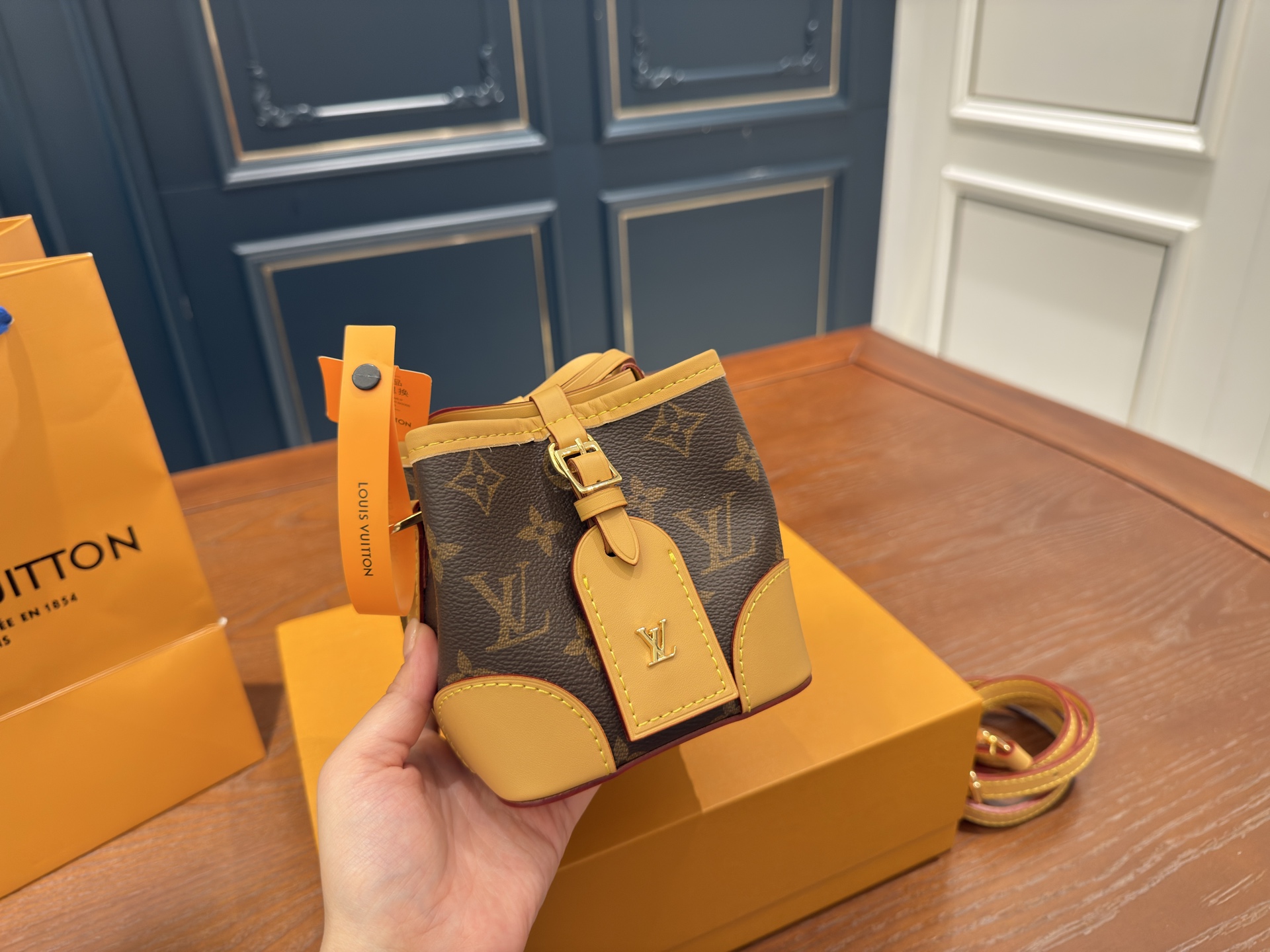 LV noe purse ramen dumplings bag